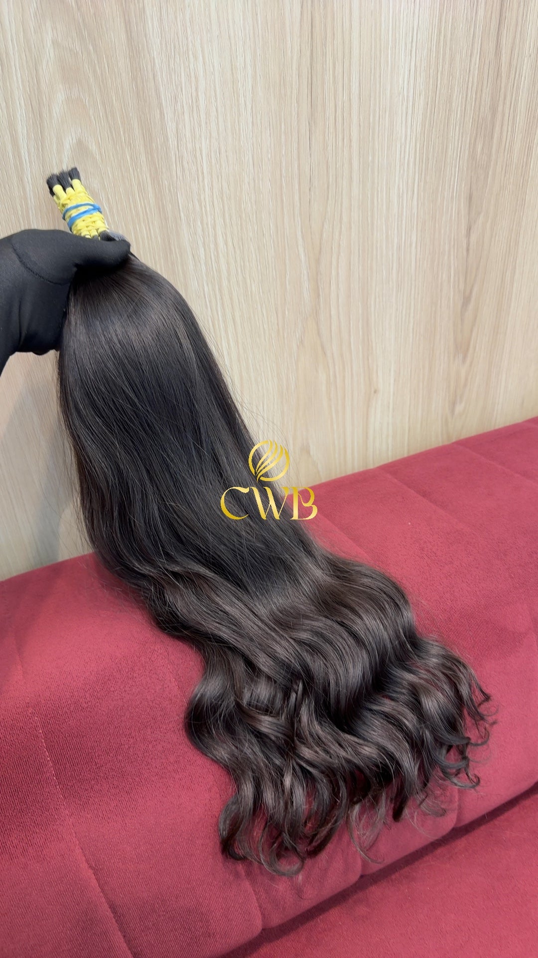 Cabelo Castanho Natural Médio 60cm 147g Brasileiro do Sul