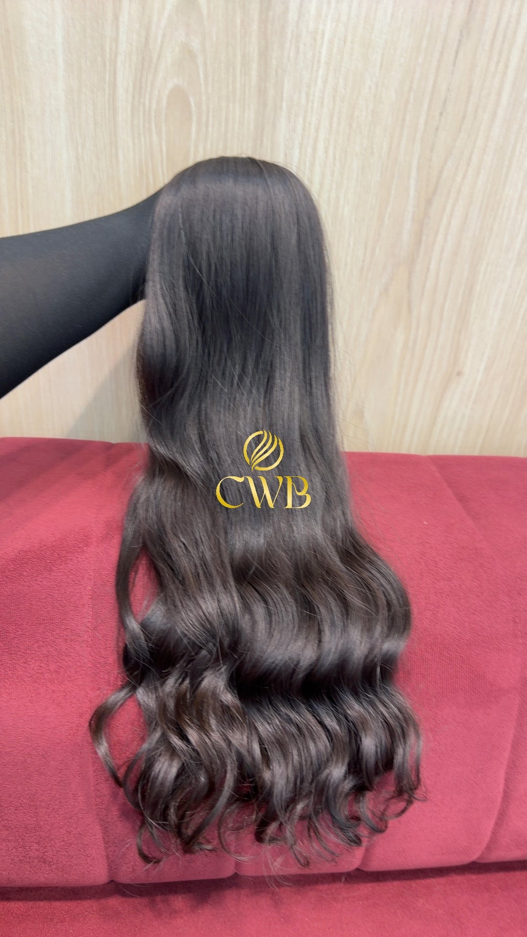 Cabelo Castanho Natural Médio 60cm 147g Brasileiro do Sul