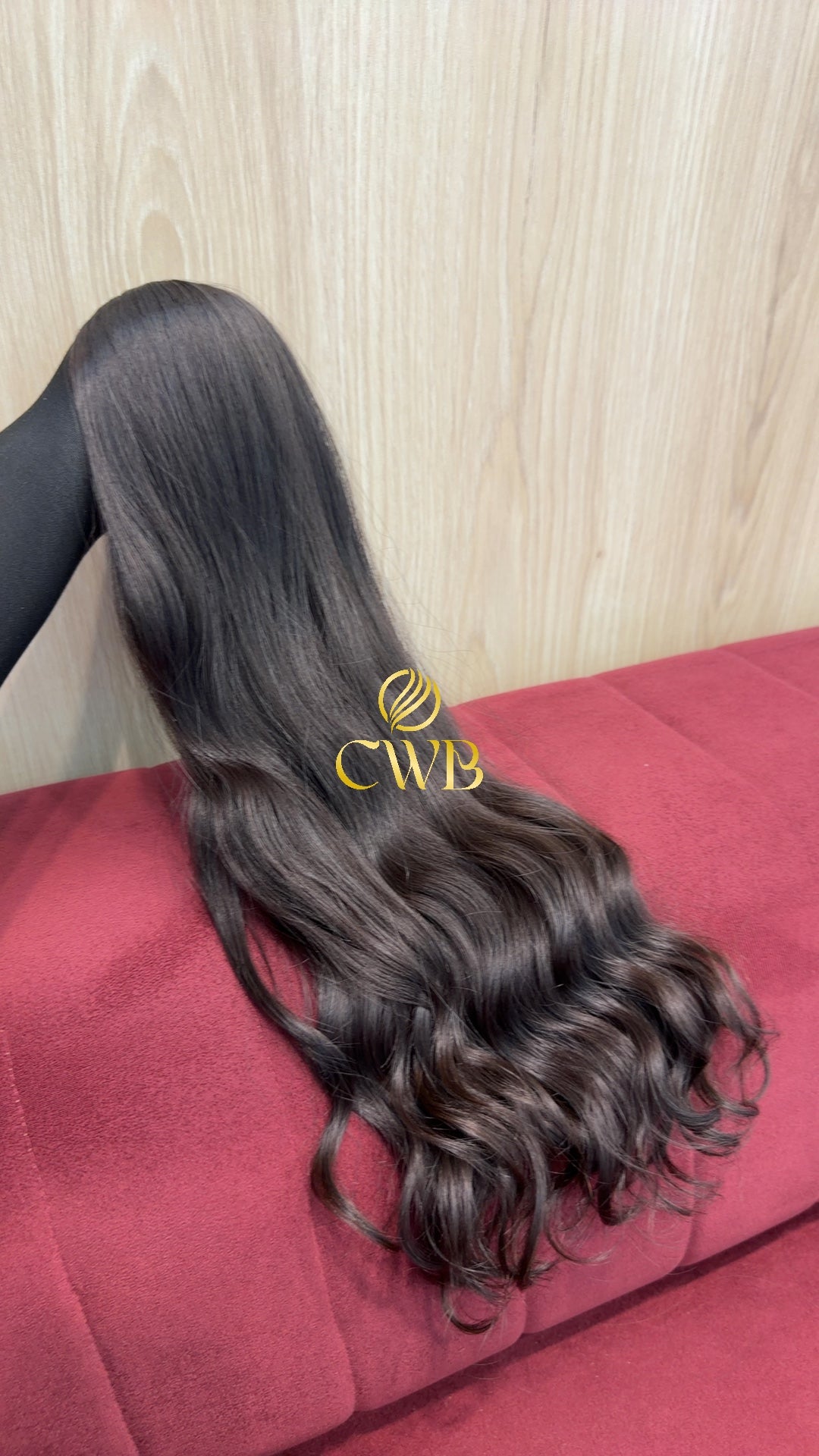Cabelo Castanho Natural Médio 60cm 147g Brasileiro do Sul