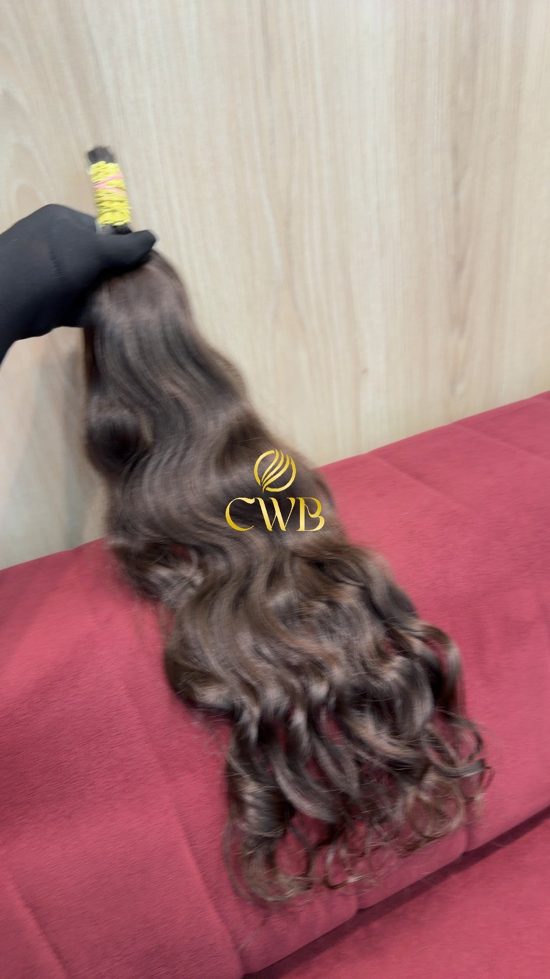 Cabelo Castanho Natural Claro 58cm 90g Brasileiro do Sul