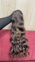 Cabelo Castanho Natural Claro 58cm 90g Brasileiro do Sul