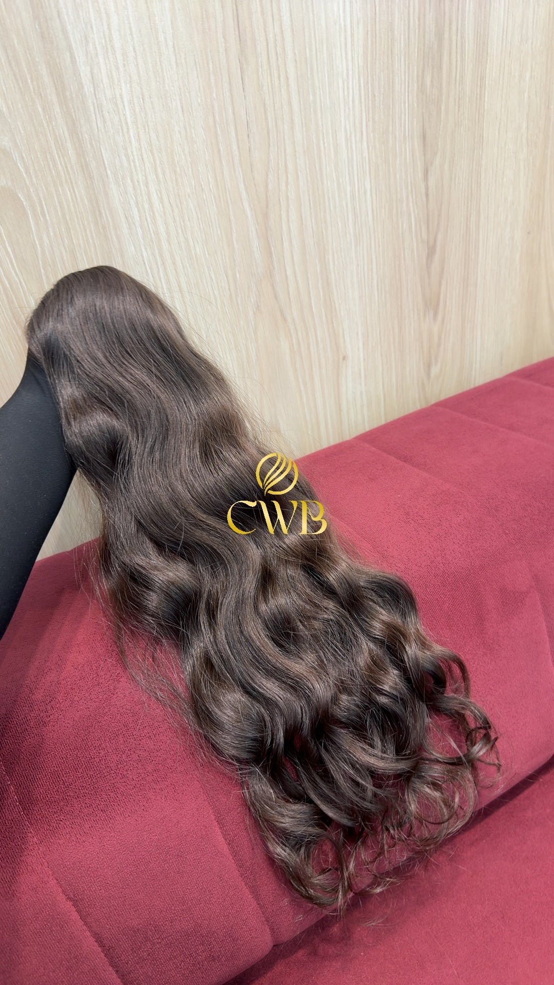 Cabelo Castanho Natural Claro 58cm 90g Brasileiro do Sul