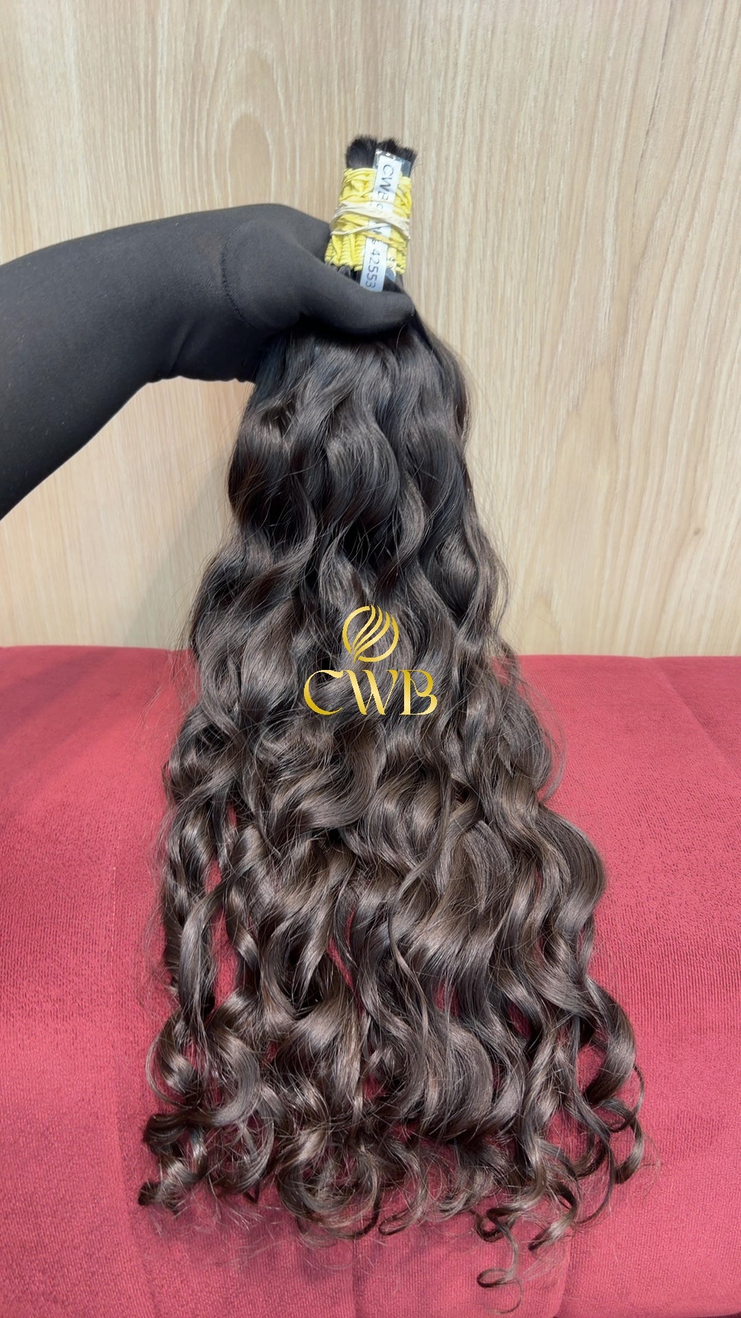 Cabelo Castanho Natural Escuro 50cm 193g Brasileiro do Sul