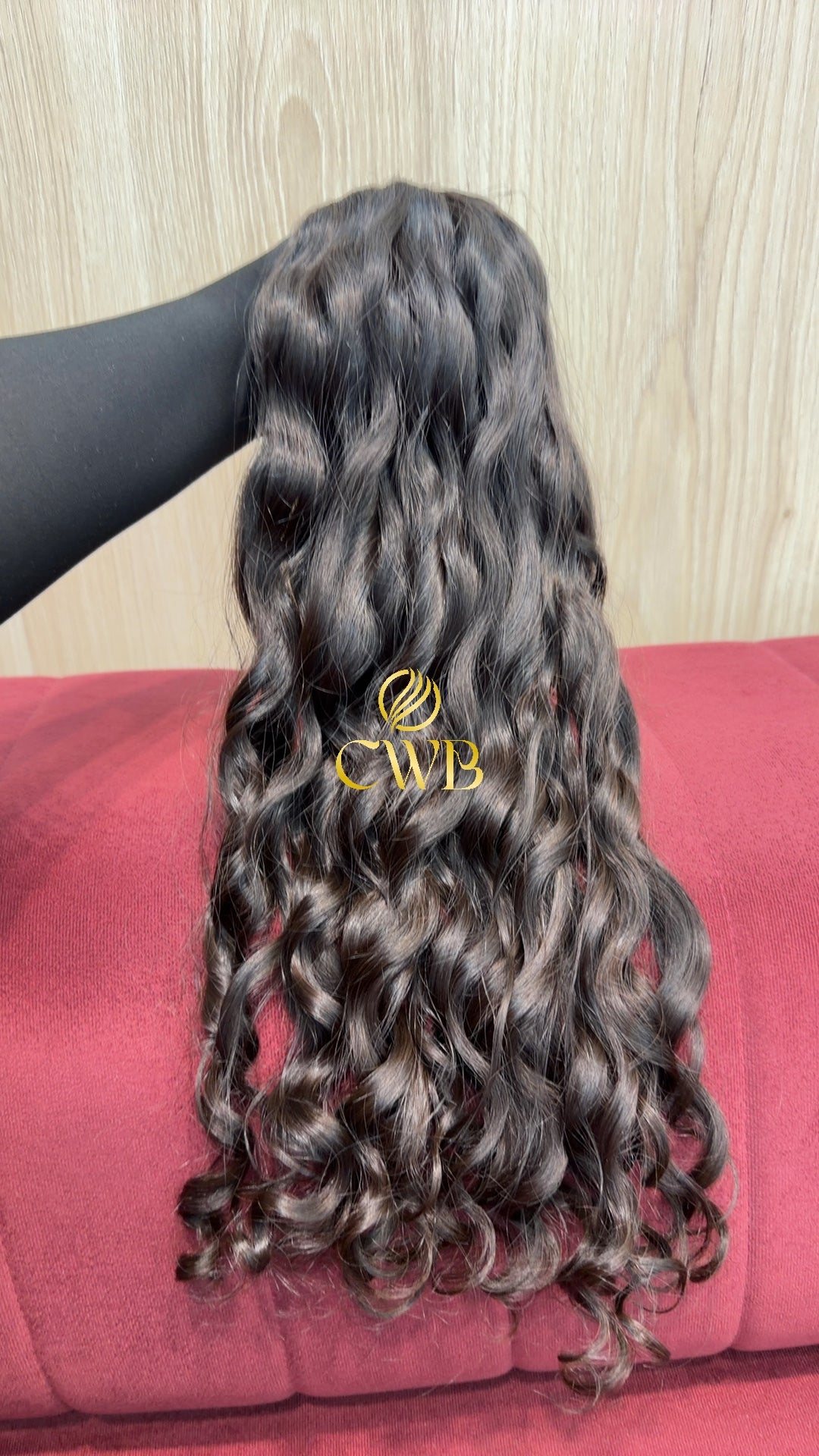 Cabelo Castanho Natural Escuro 50cm 193g Brasileiro do Sul