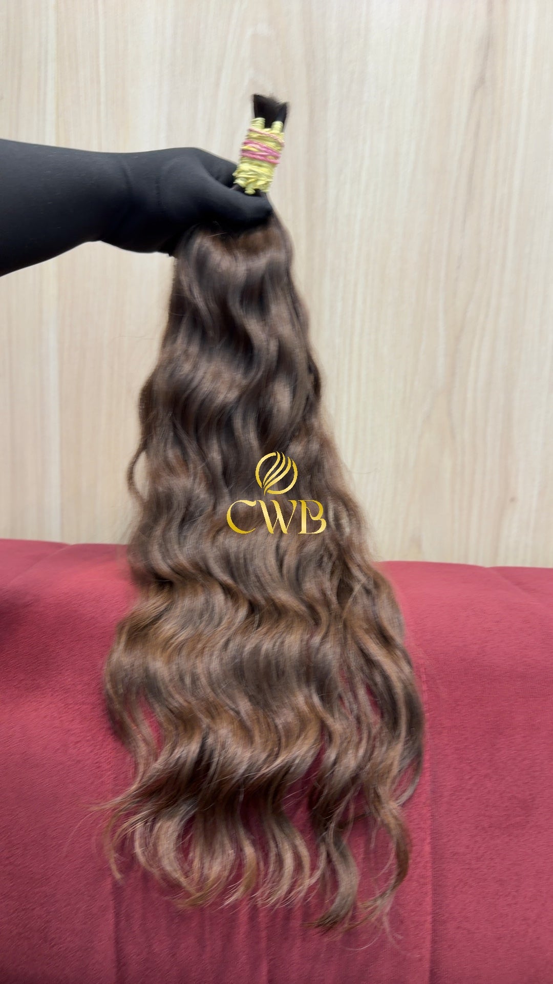 Cabelo Loiro Natural Escuro 57cm 116g Brasileiro do Sul