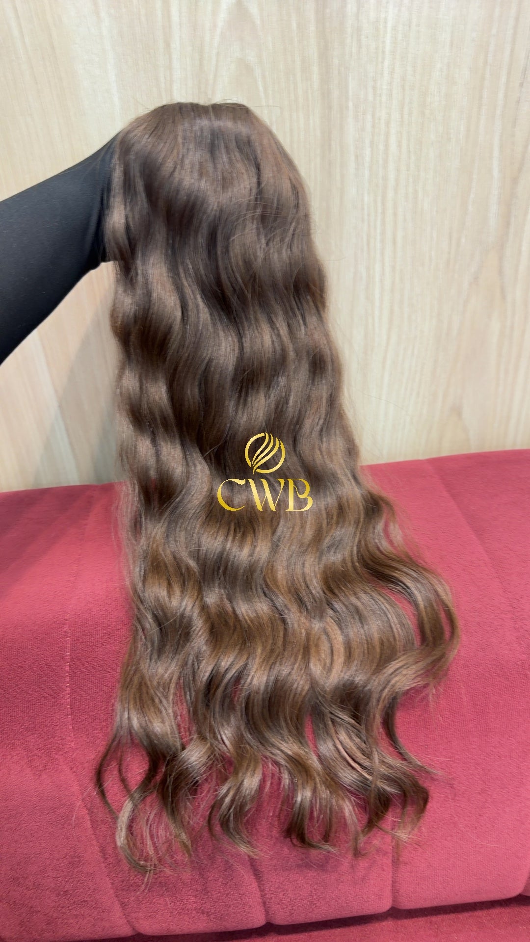 Cabelo Loiro Natural Escuro 57cm 116g Brasileiro do Sul