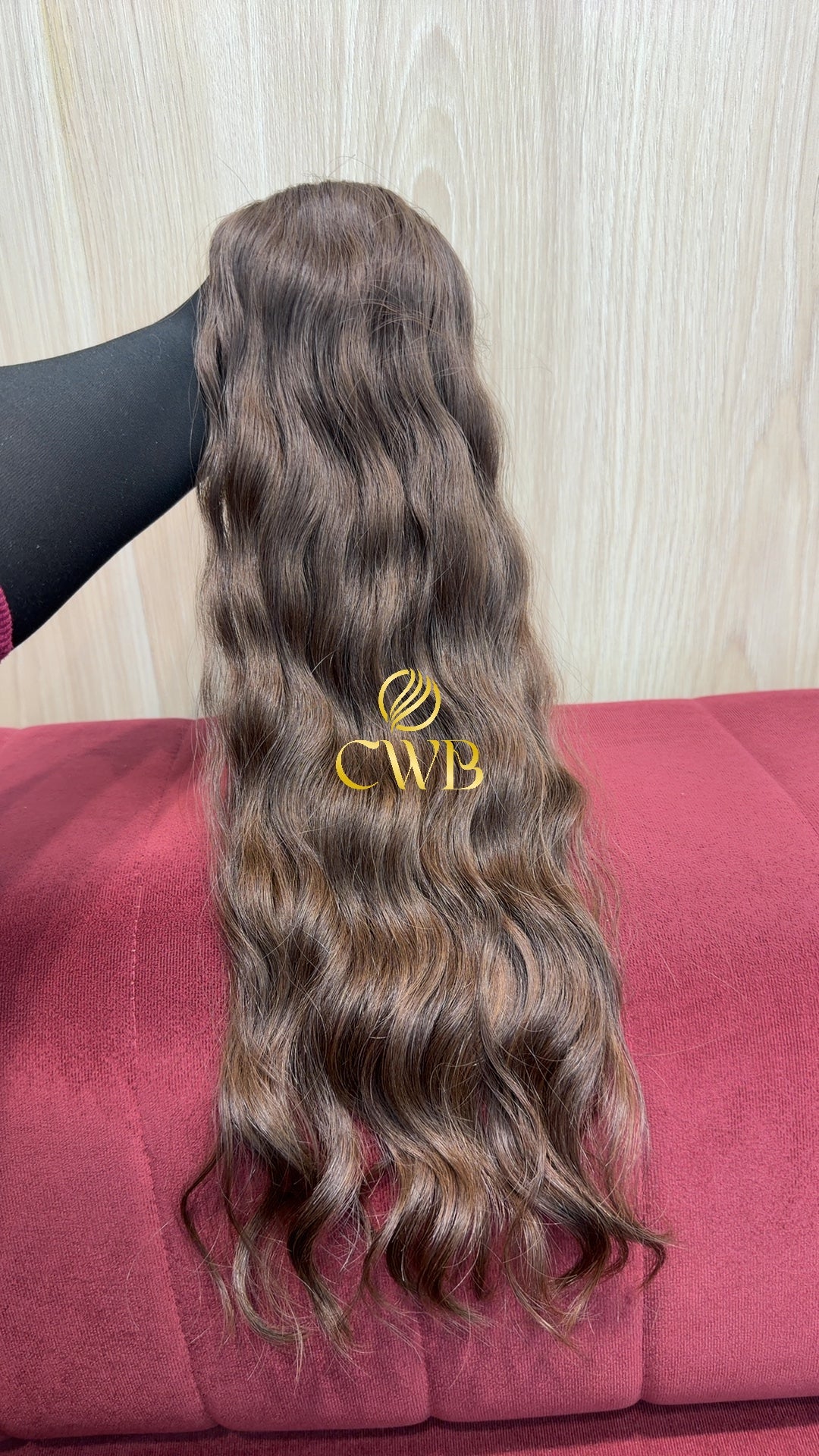 Cabelo Loiro Natural Escuro 57cm 116g Brasileiro do Sul