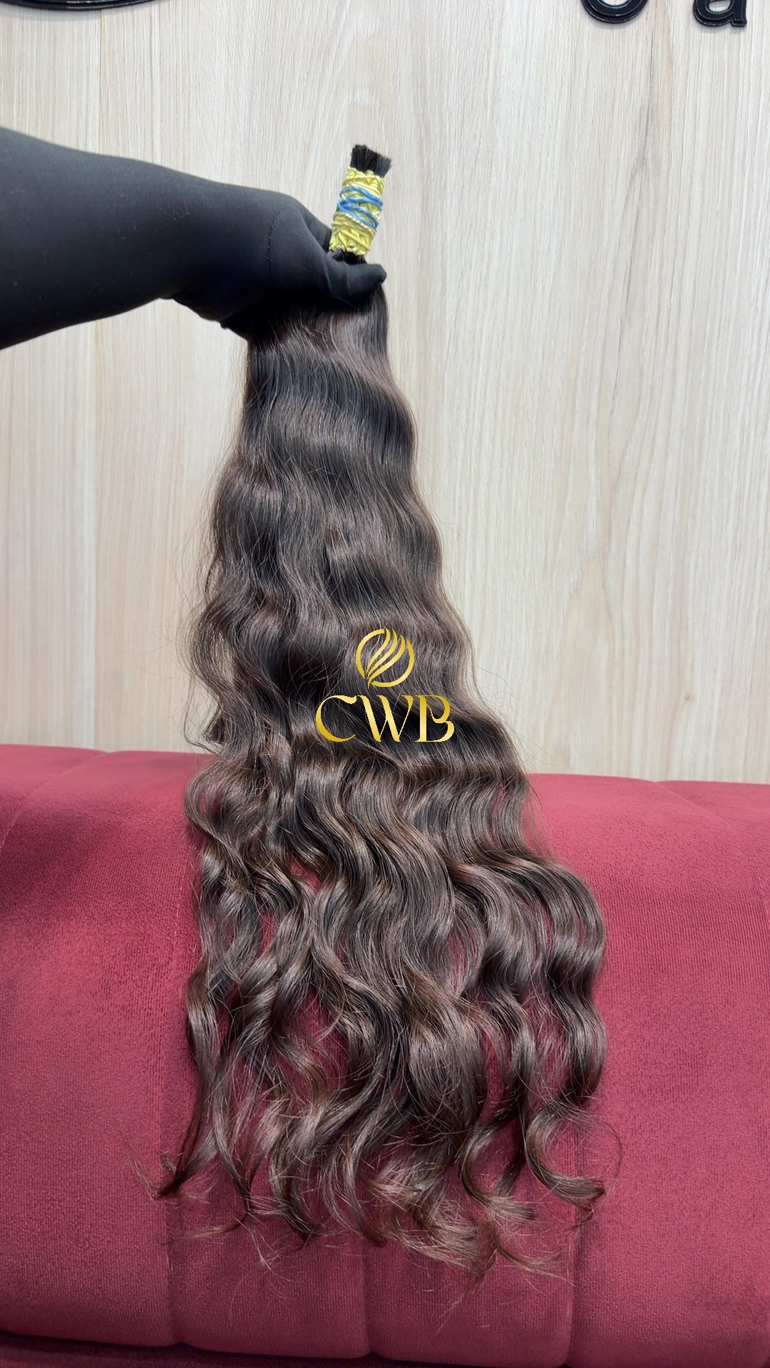 Cabelo Castanho Natural Claro 61cm 112g Brasileiro do Sul