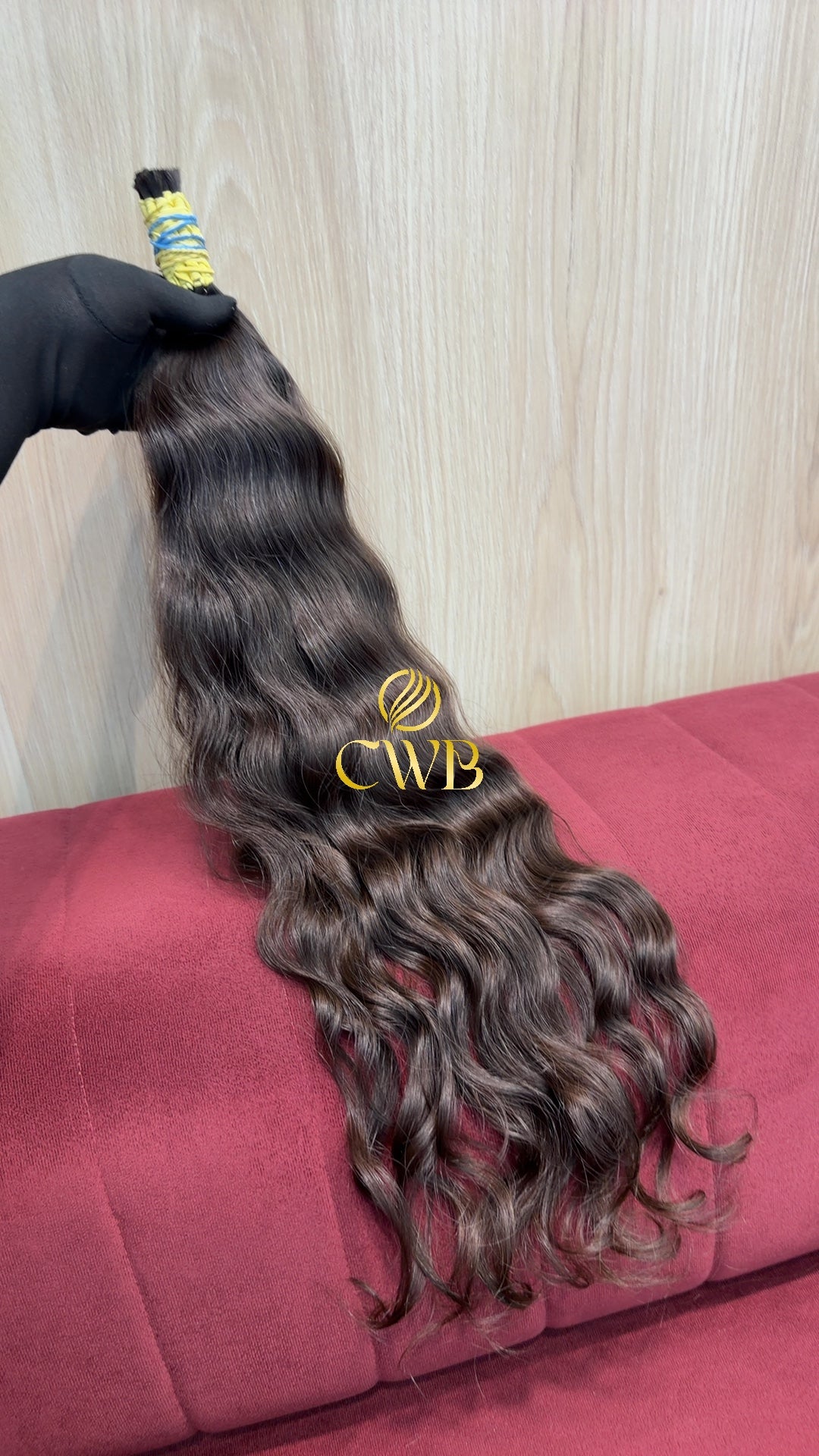 Cabelo Castanho Natural Claro 61cm 112g Brasileiro do Sul
