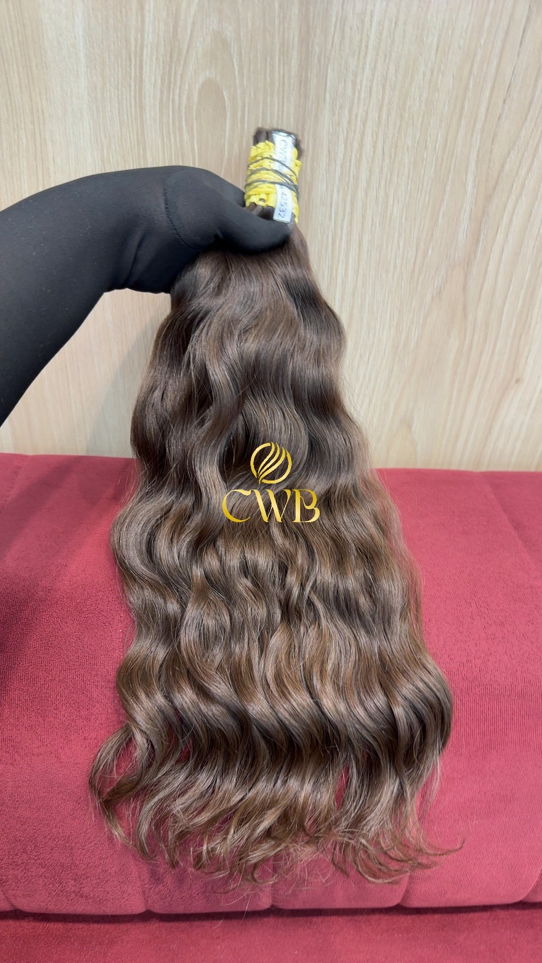 Cabelo Loiro Natural Escuro 51cm 172g Brasileiro do Sul