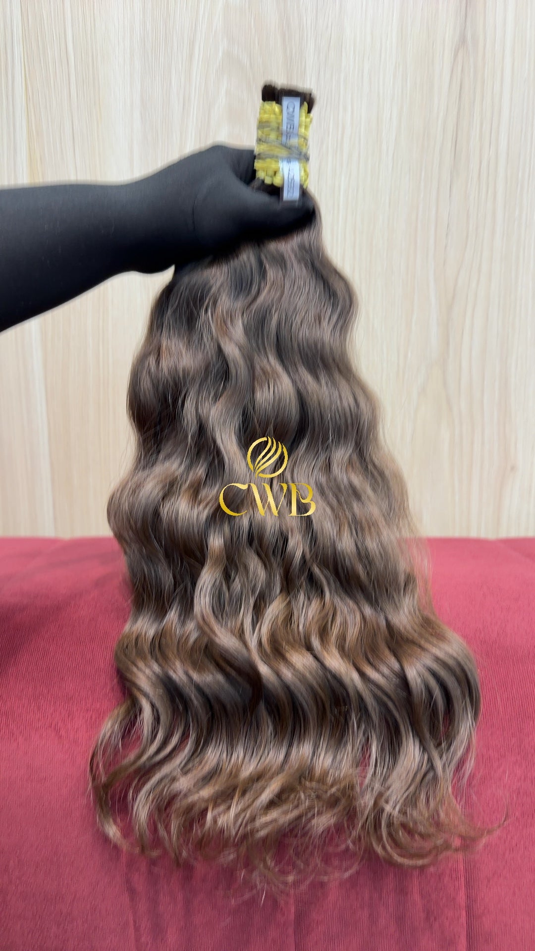Cabelo Loiro Natural Escuro 51cm 172g Brasileiro do Sul