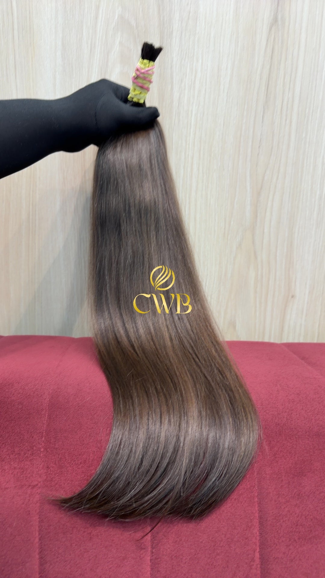 Cabelo Loiro Natural Escuro 58cm 90g Brasileiro do Sul