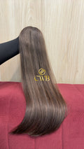 Cabelo Loiro Natural Escuro 58cm 90g Brasileiro do Sul