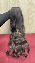 Cabelo Castanho Natural Médio 59cm 93g Brasileiro do Sul