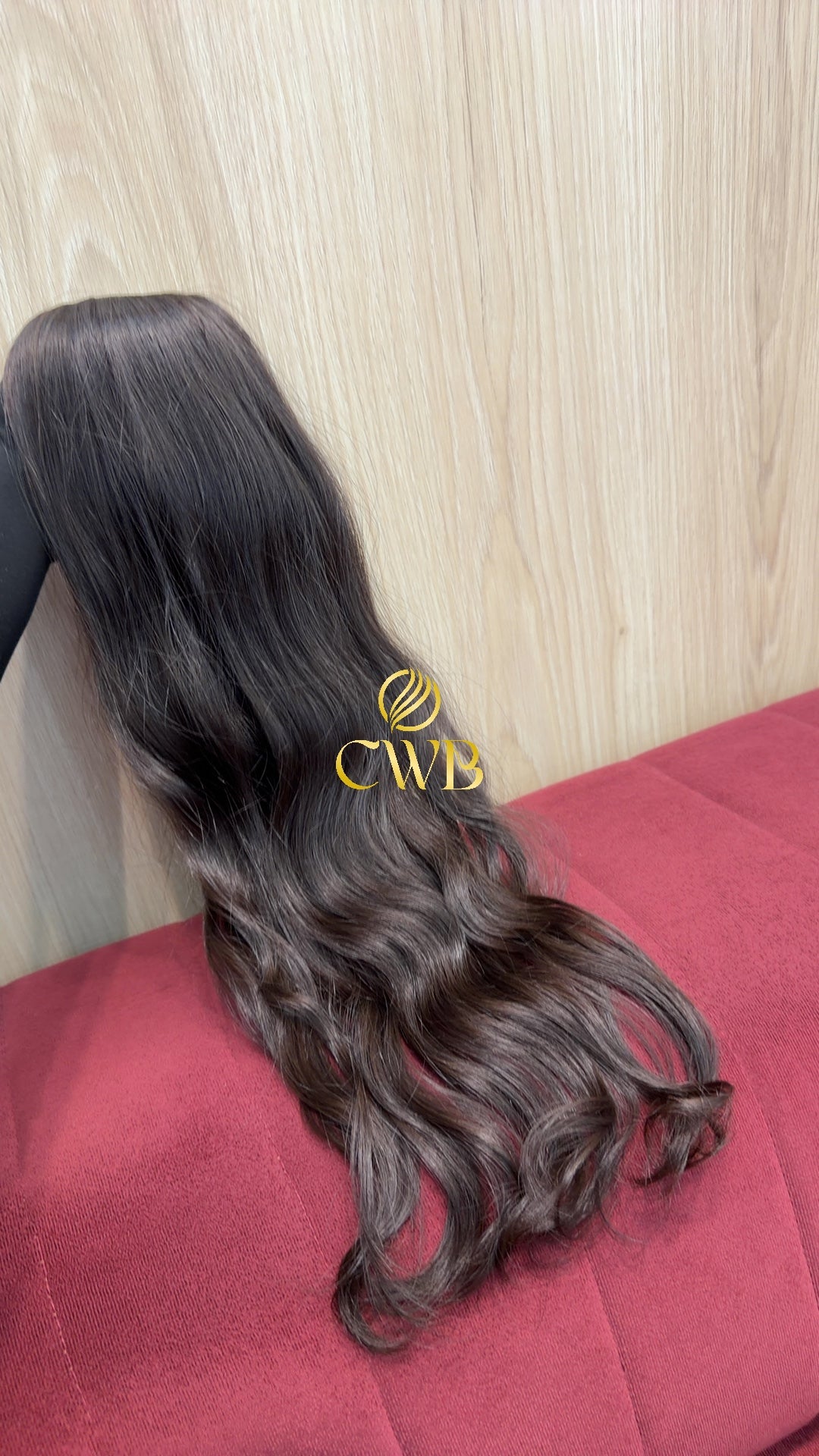 Cabelo Castanho Natural Médio 59cm 93g Brasileiro do Sul
