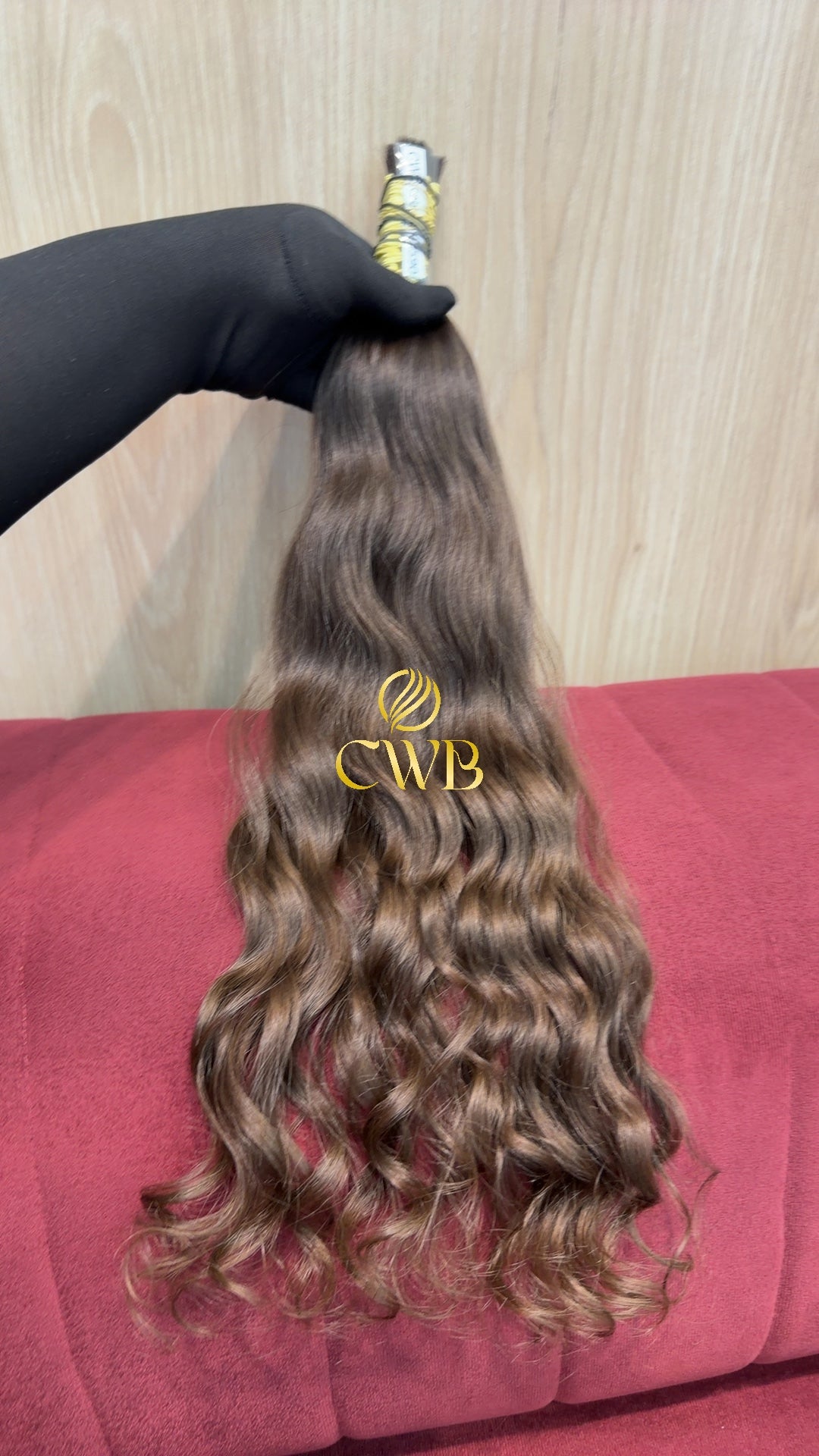 Cabelo Loiro Natural Escuro 50cm 81g Brasileiro do Sul