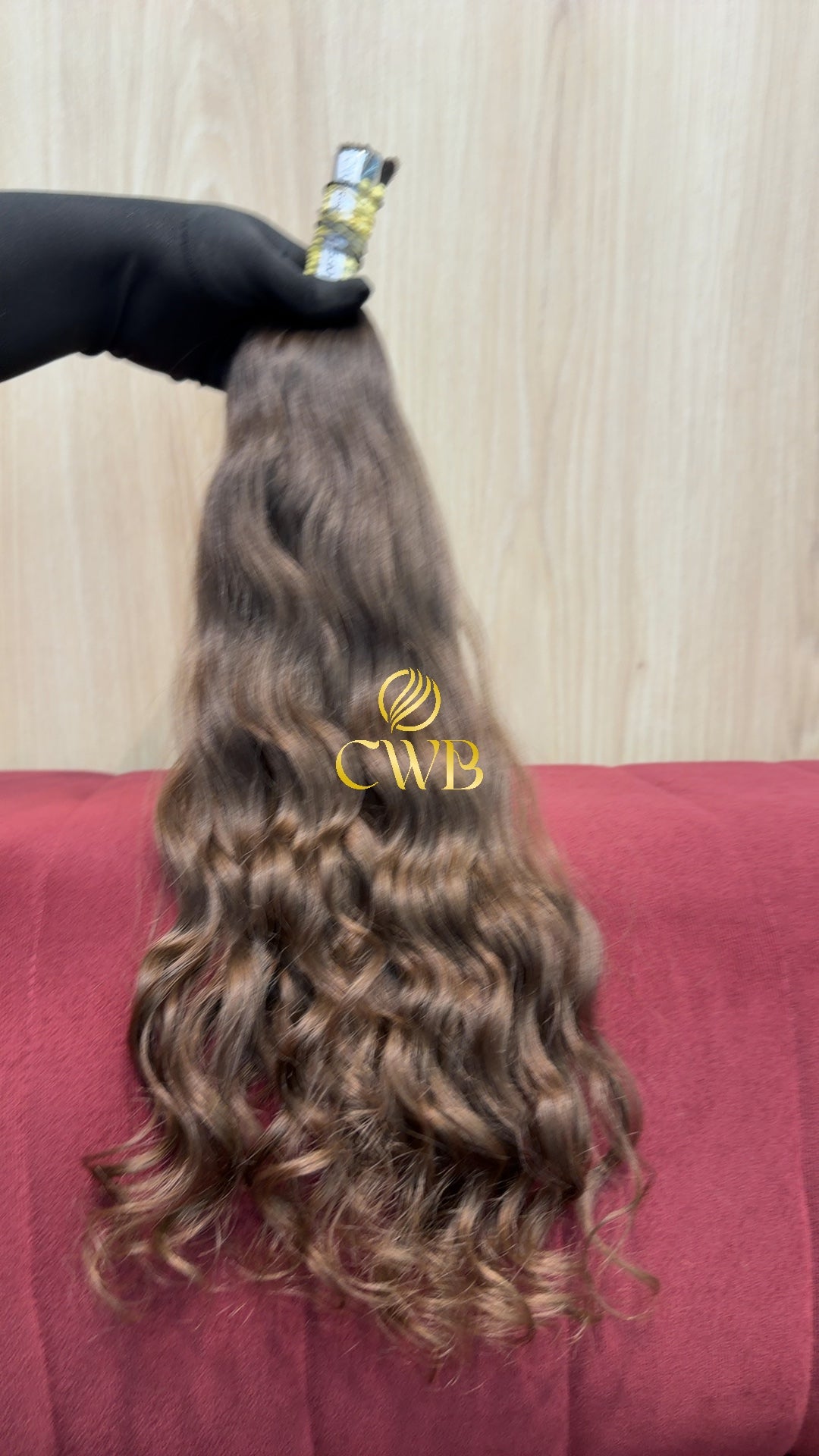 Cabelo Loiro Natural Escuro 50cm 81g Brasileiro do Sul