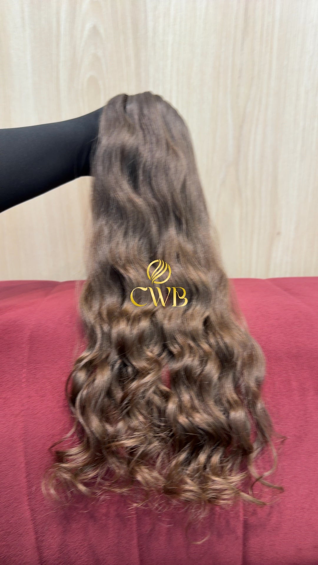 Cabelo Loiro Natural Escuro 50cm 81g Brasileiro do Sul