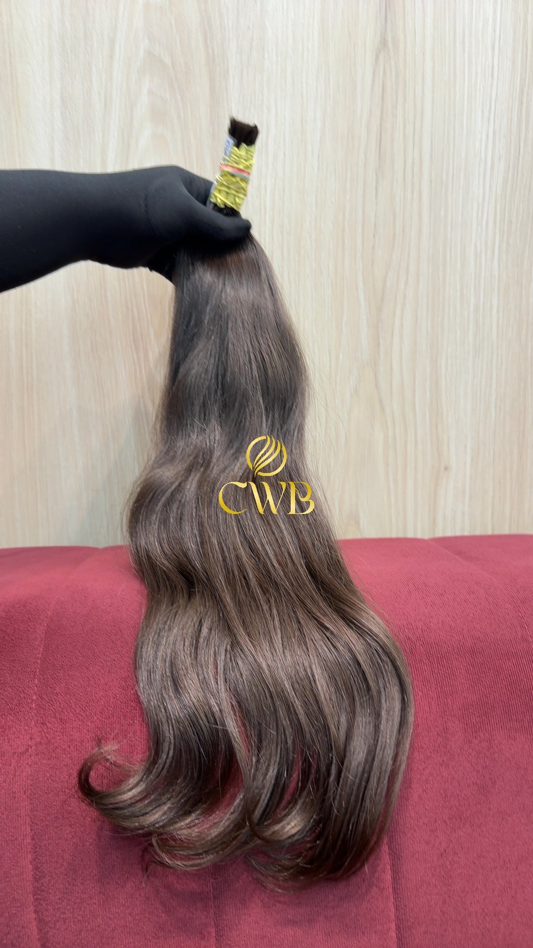 Cabelo Castanho Natural Claro 57cm 99g Brasileiro do Sul