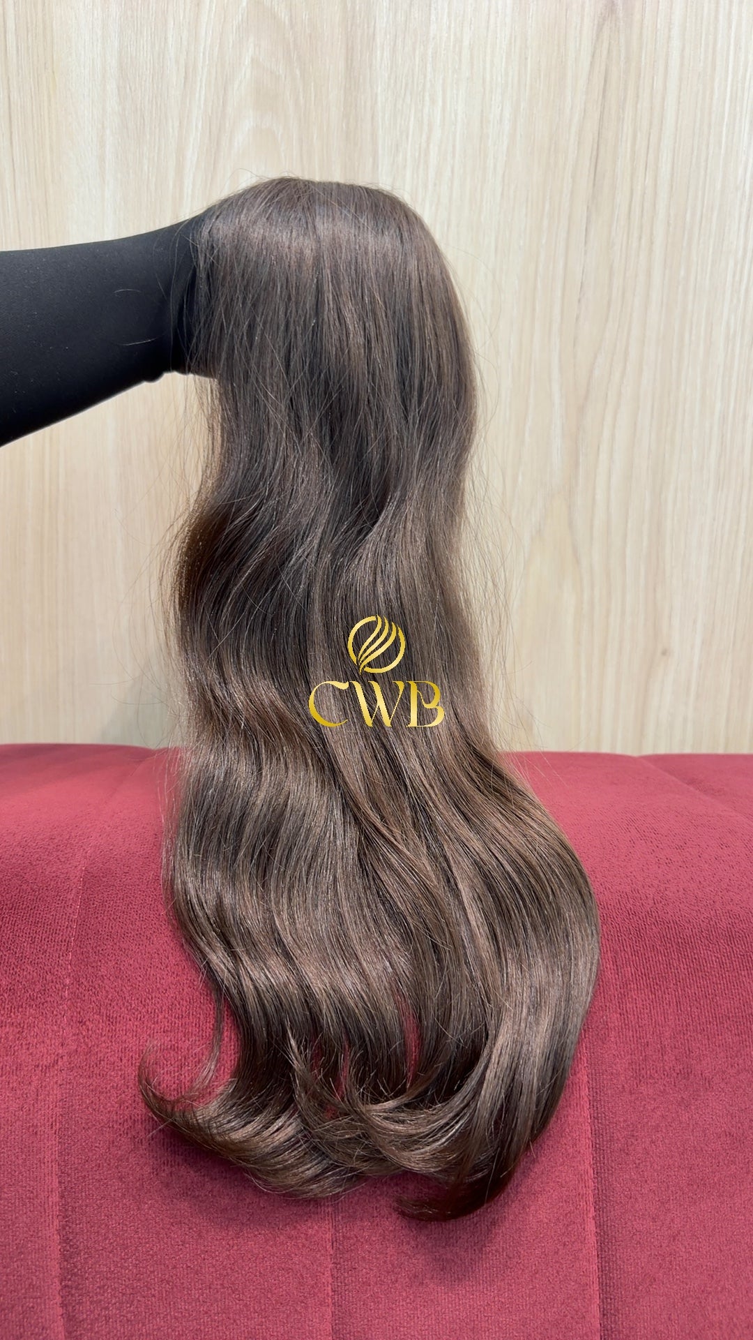 Cabelo Castanho Natural Claro 57cm 99g Brasileiro do Sul