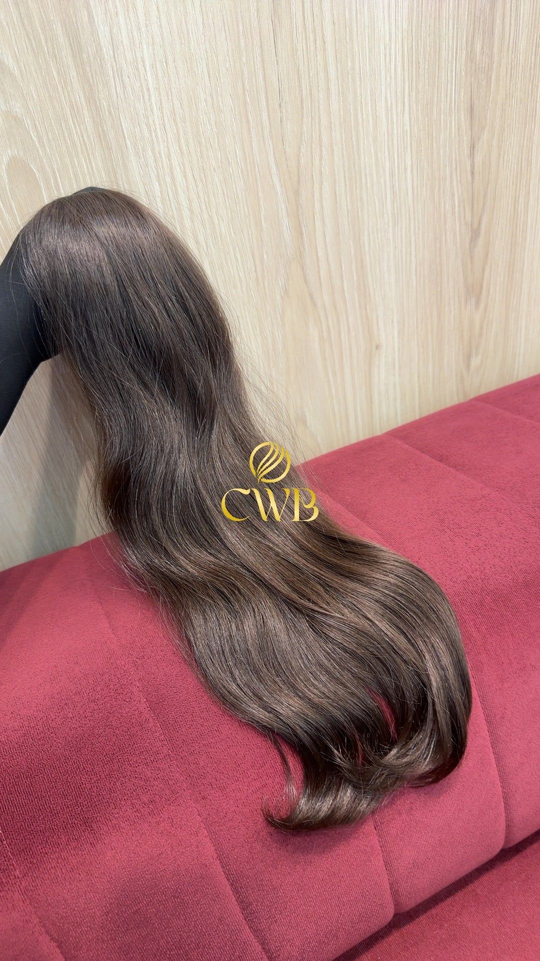 Cabelo Castanho Natural Claro 57cm 99g Brasileiro do Sul