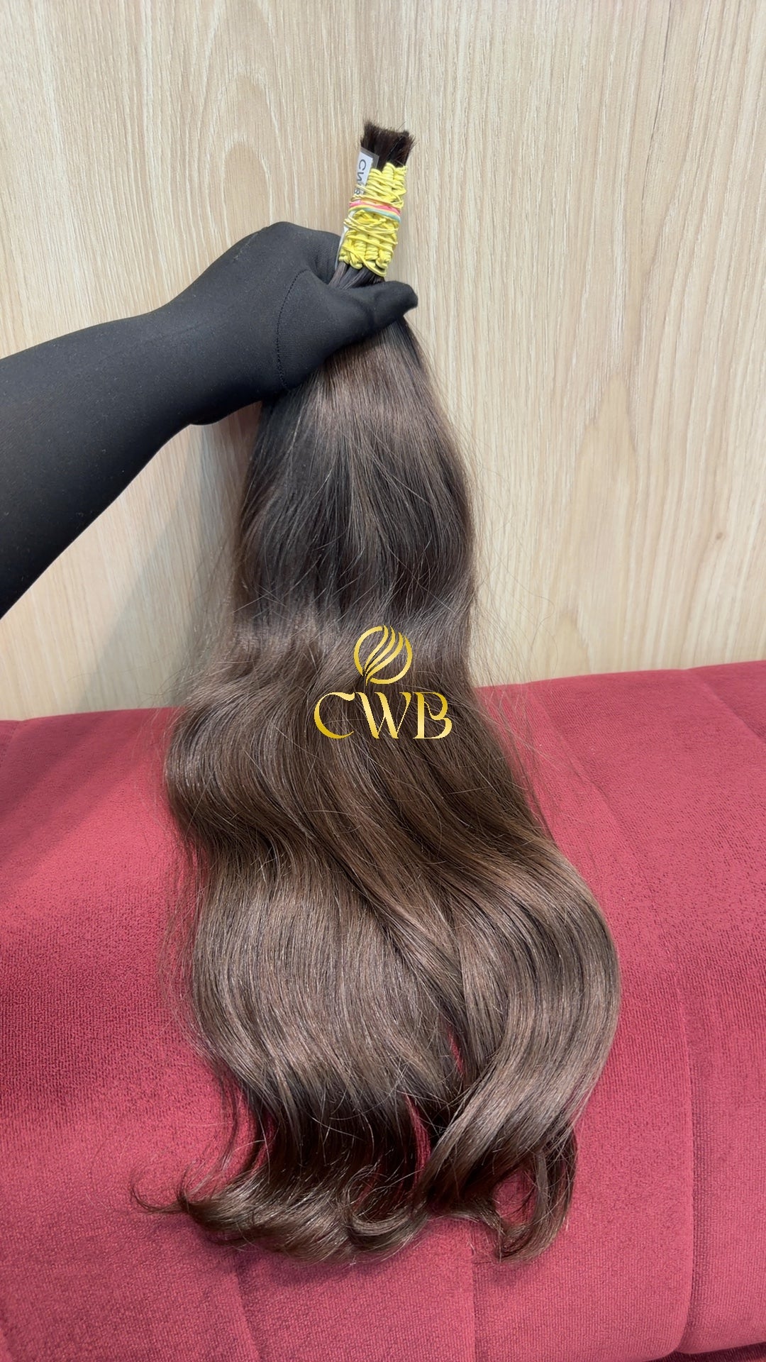 Cabelo Castanho Natural Claro 57cm 99g Brasileiro do Sul