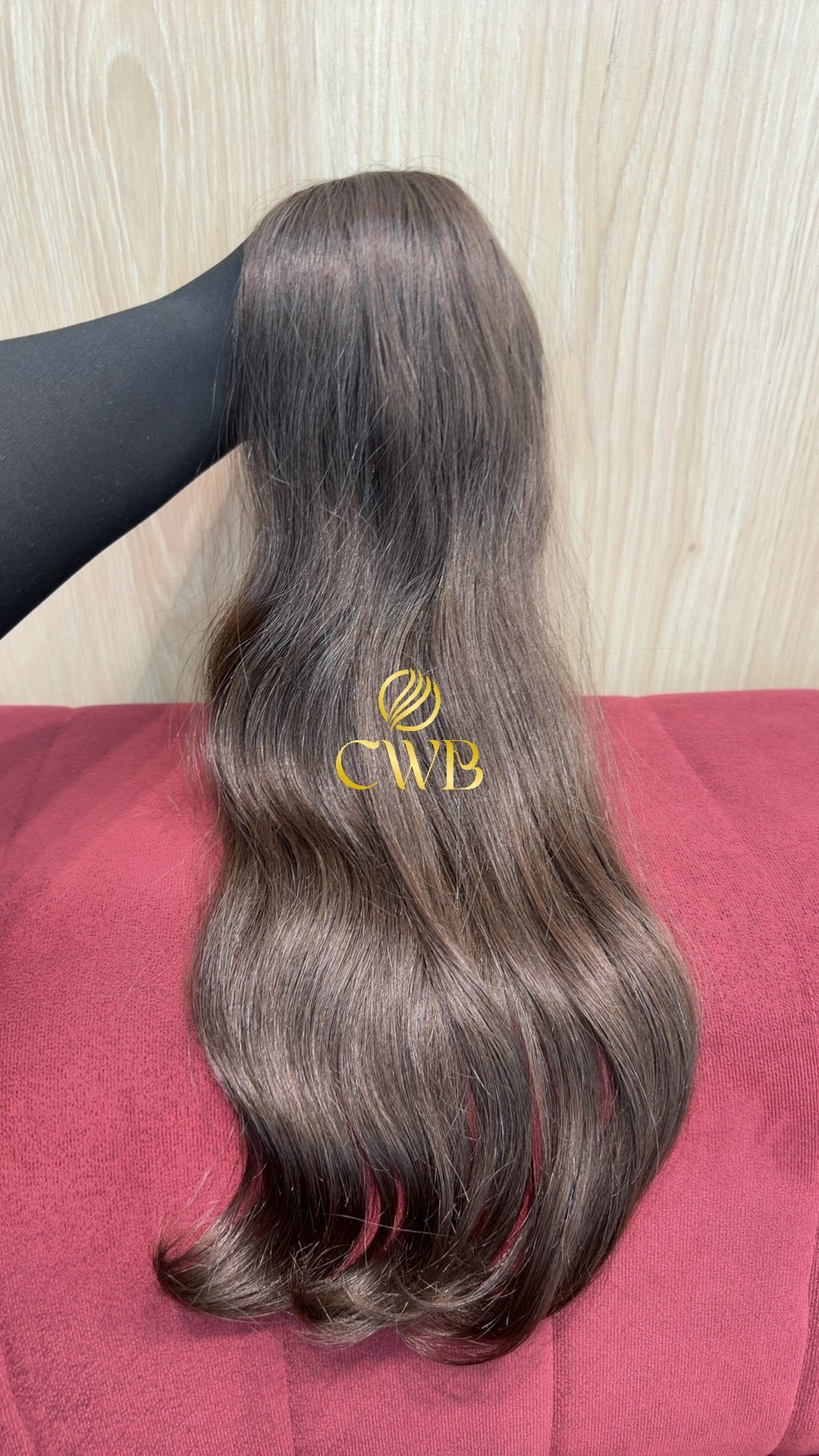 Cabelo Castanho Natural Claro 57cm 99g Brasileiro do Sul