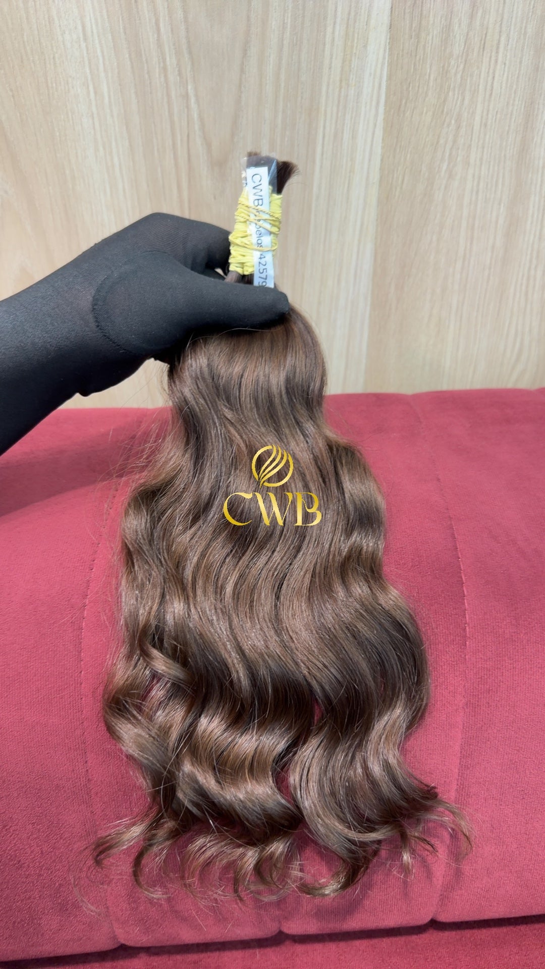 Cabelo Loiro Natural Escuro 38cm 78g Brasileiro do Sul