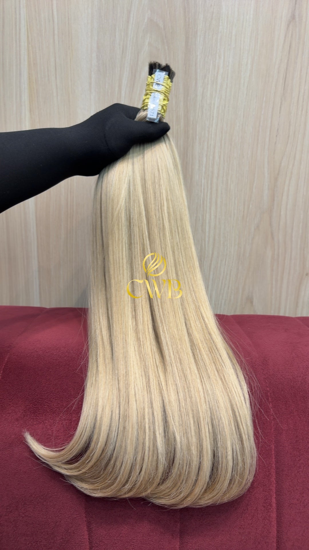 Cabelo Loiro Descolorido Mesclado 58cm 167g Brasileiro do Sul
