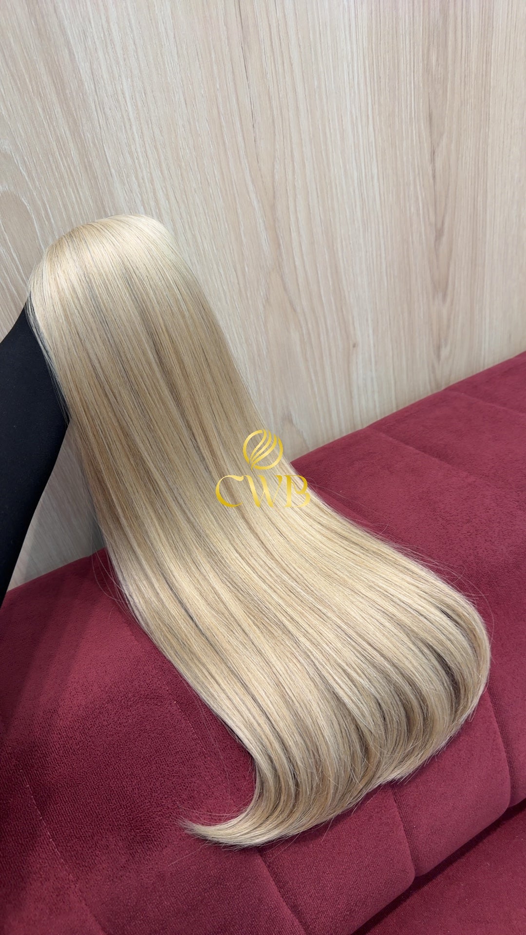 Cabelo Loiro Descolorido Mesclado 58cm 167g Brasileiro do Sul