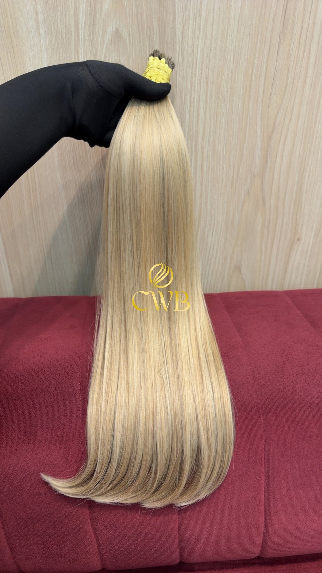 Cabelo Loiro Descolorido Mesclado 57cm 146g Brasileiro do Sul