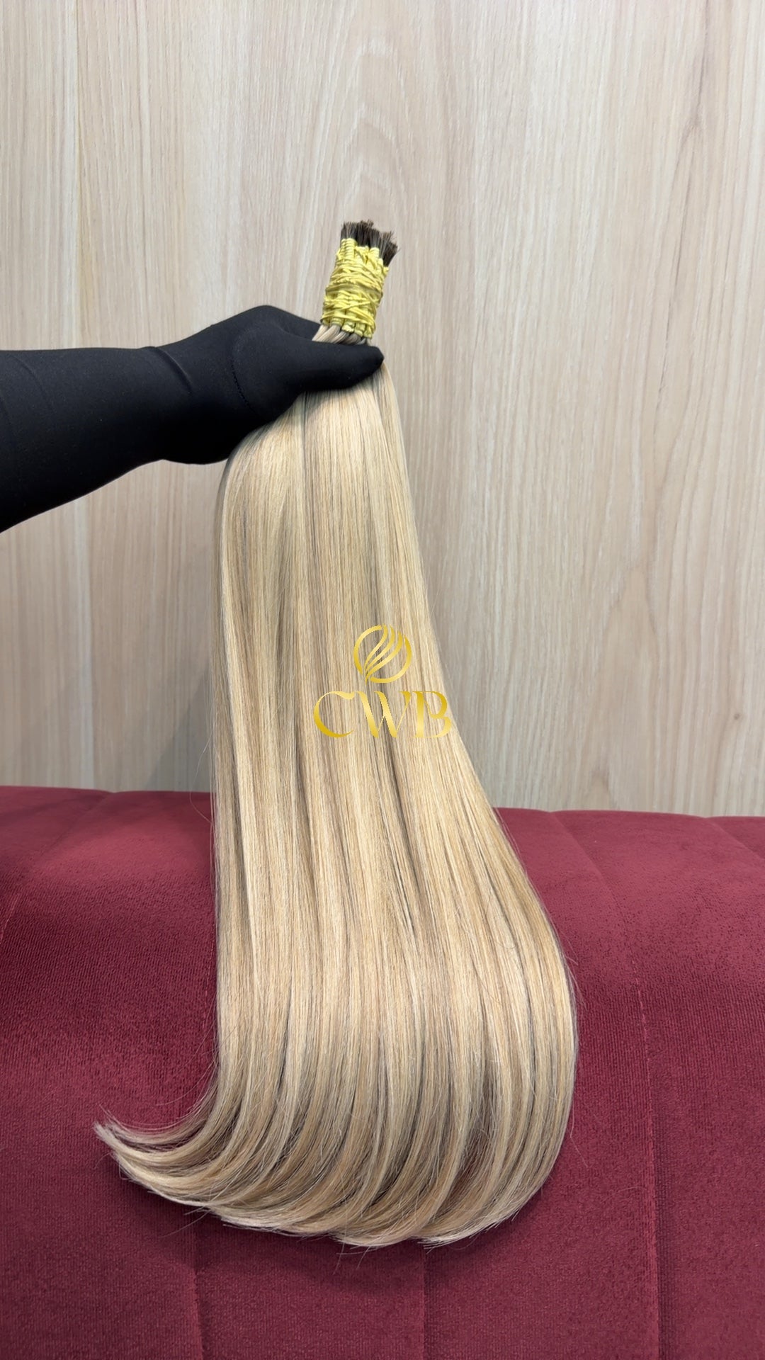 Cabelo Loiro Descolorido Mesclado 57cm 146g Brasileiro do Sul