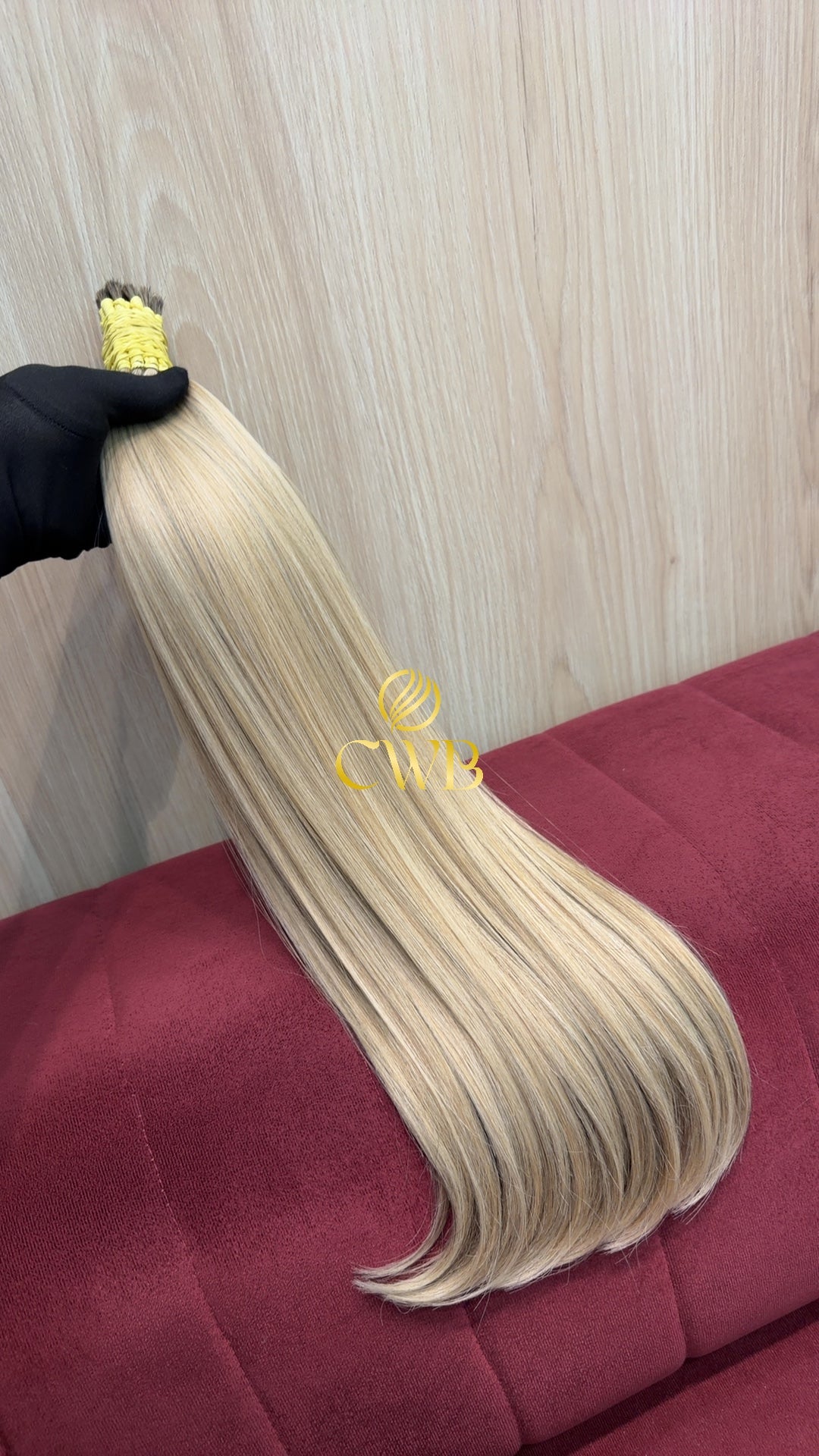 Cabelo Loiro Descolorido Mesclado 57cm 146g Brasileiro do Sul