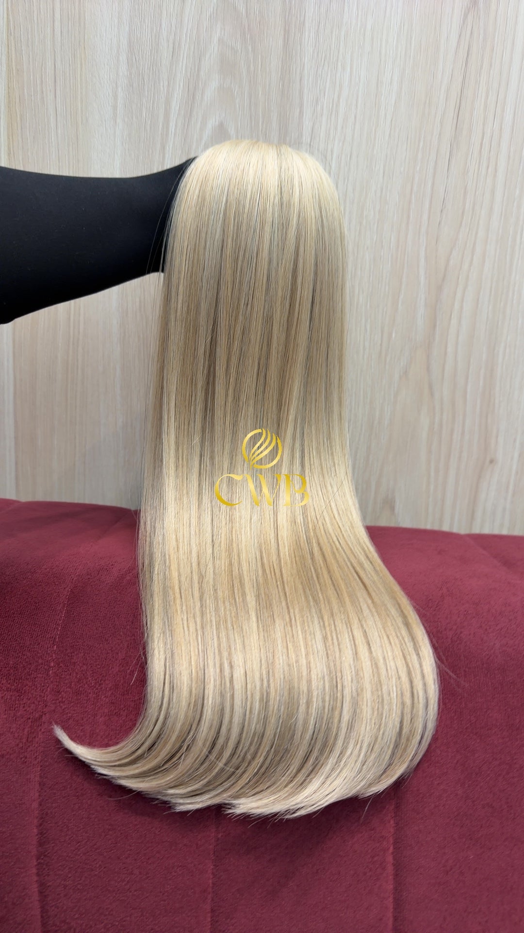 Cabelo Loiro Descolorido Mesclado 57cm 146g Brasileiro do Sul