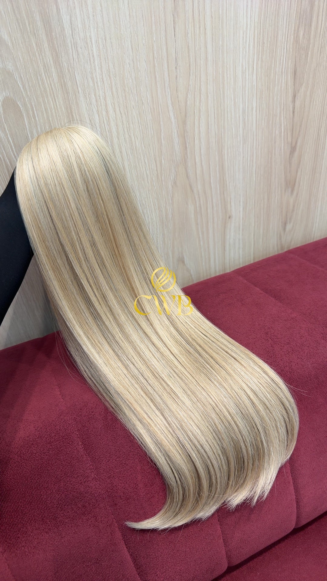 Cabelo Loiro Descolorido Mesclado 57cm 146g Brasileiro do Sul