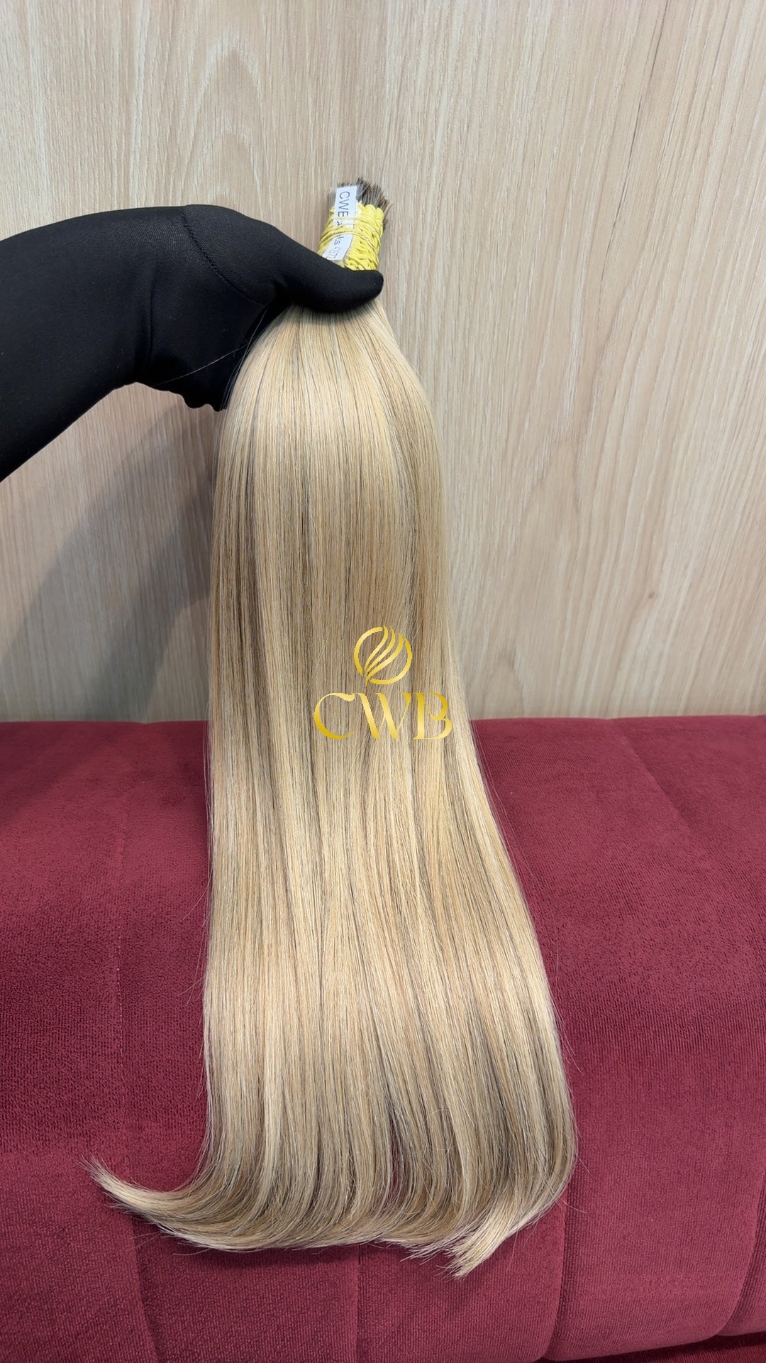 Cabelo Loiro Descolorido Mesclado 55cm 129g Brasileiro do Sul