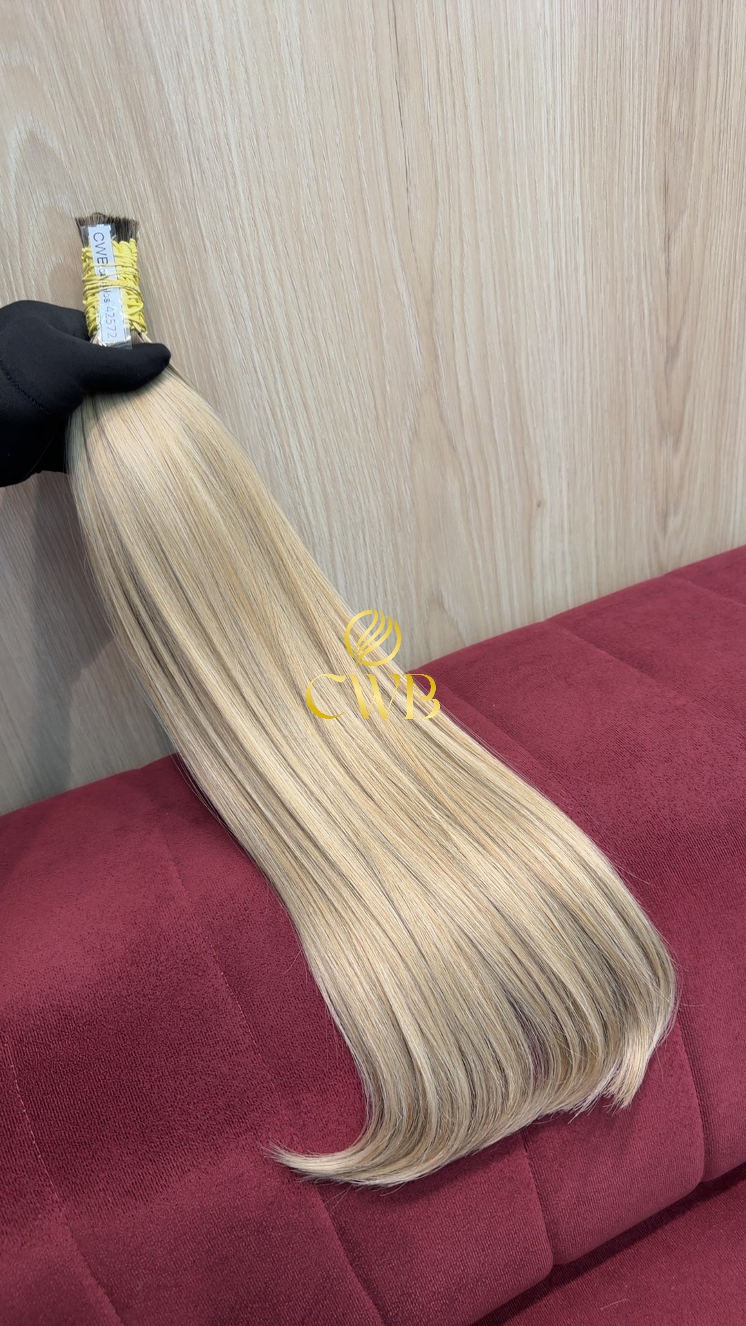 Cabelo Loiro Descolorido Mesclado 55cm 129g Brasileiro do Sul