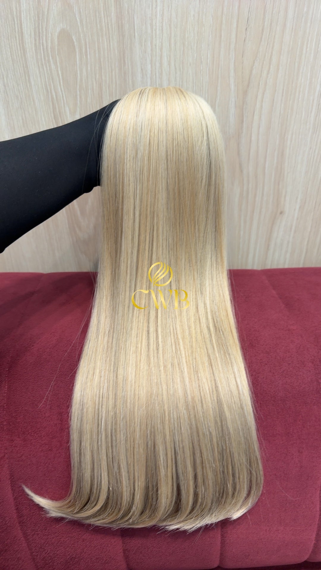 Cabelo Loiro Descolorido Mesclado 55cm 129g Brasileiro do Sul