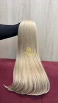 Cabelo Loiro Descolorido Mesclado 55cm 129g Brasileiro do Sul