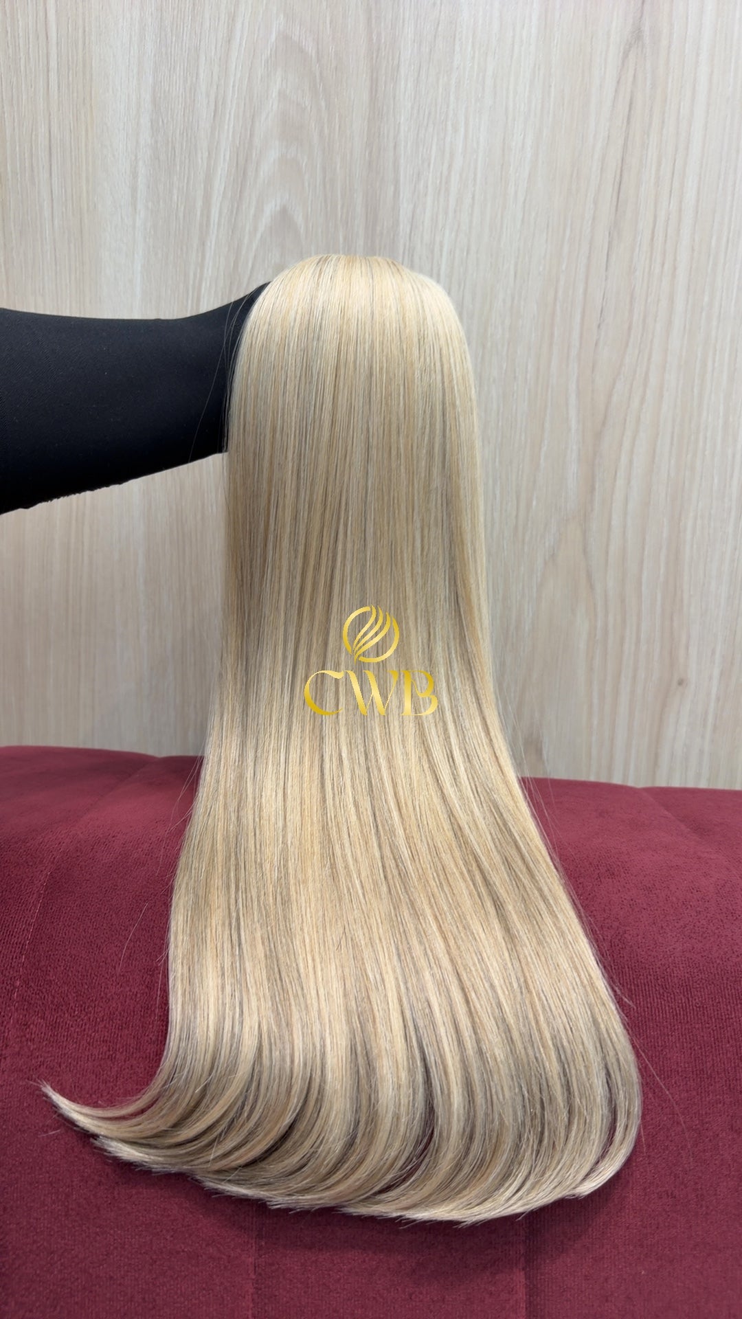 Cabelo Loiro Descolorido Mesclado 55cm 129g Brasileiro do Sul