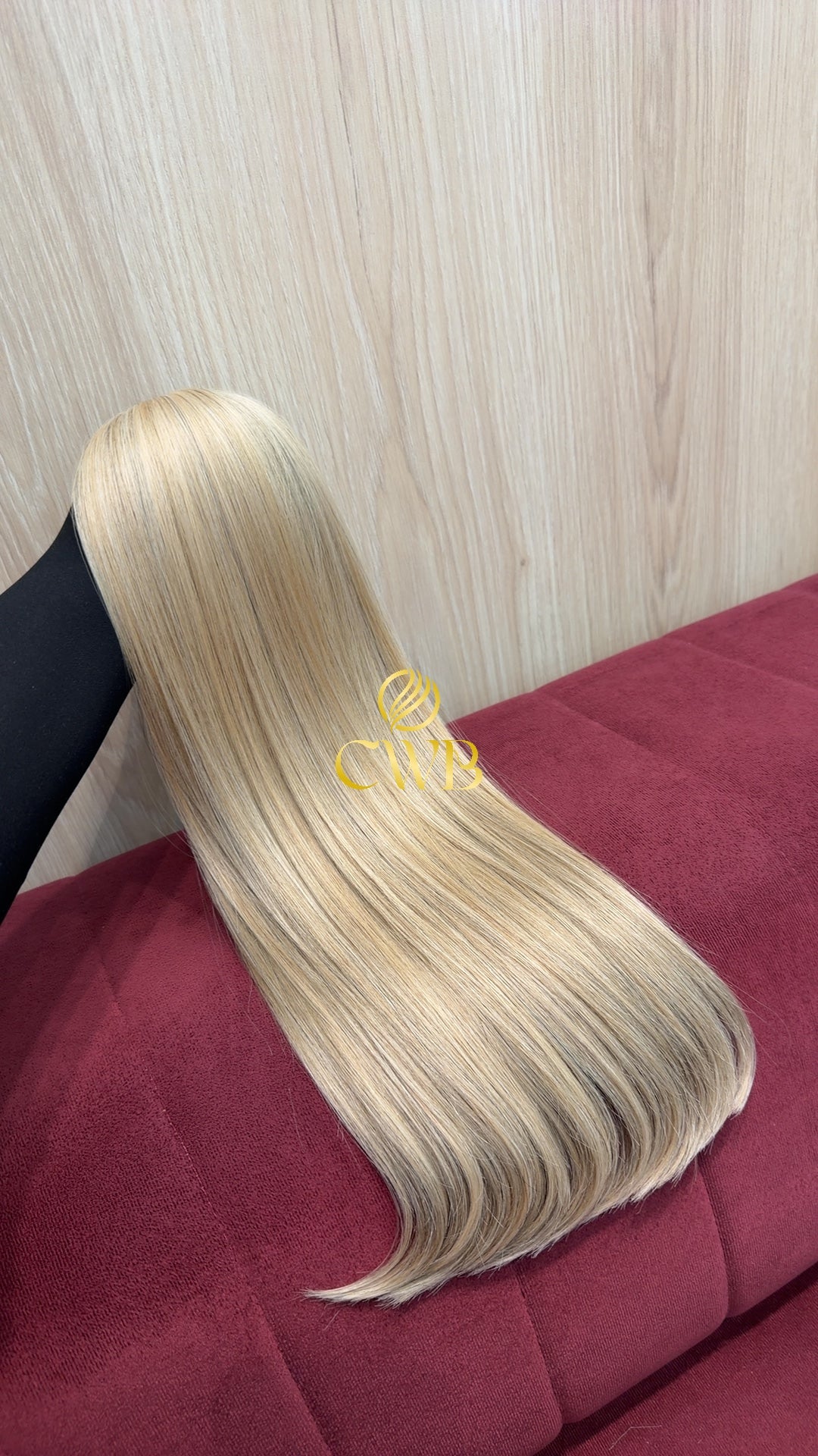 Cabelo Loiro Descolorido Mesclado 55cm 129g Brasileiro do Sul