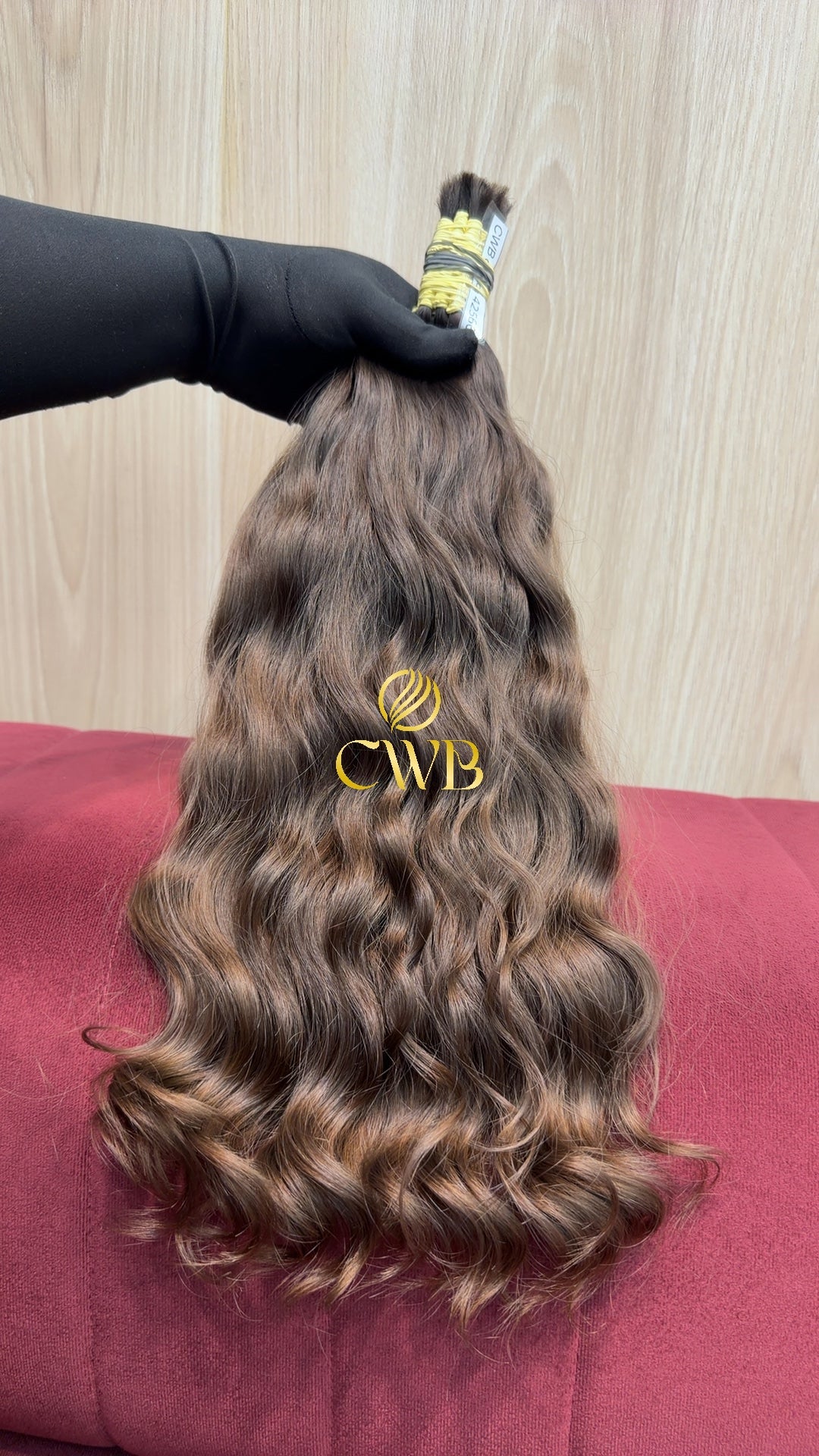 Cabelo Loiro Natural Escuro 50cm 157g Brasileiro do Sul