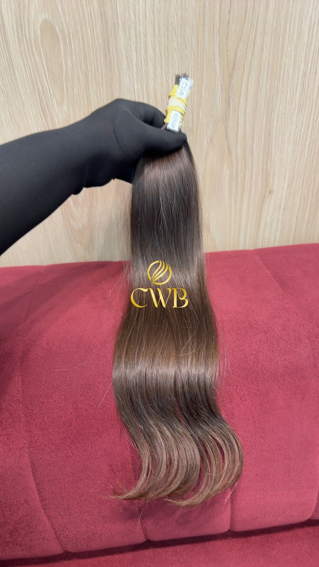 Cabelo Castanho Claro 50cm 43g Brasileiro do Sul