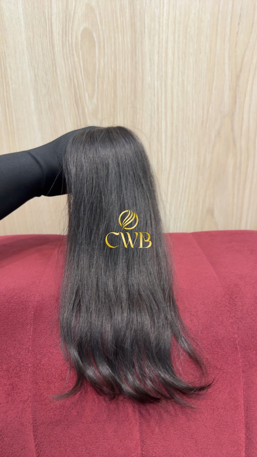 Cabelo Castanho Claro 40cm 31g Brasileiro do Sul