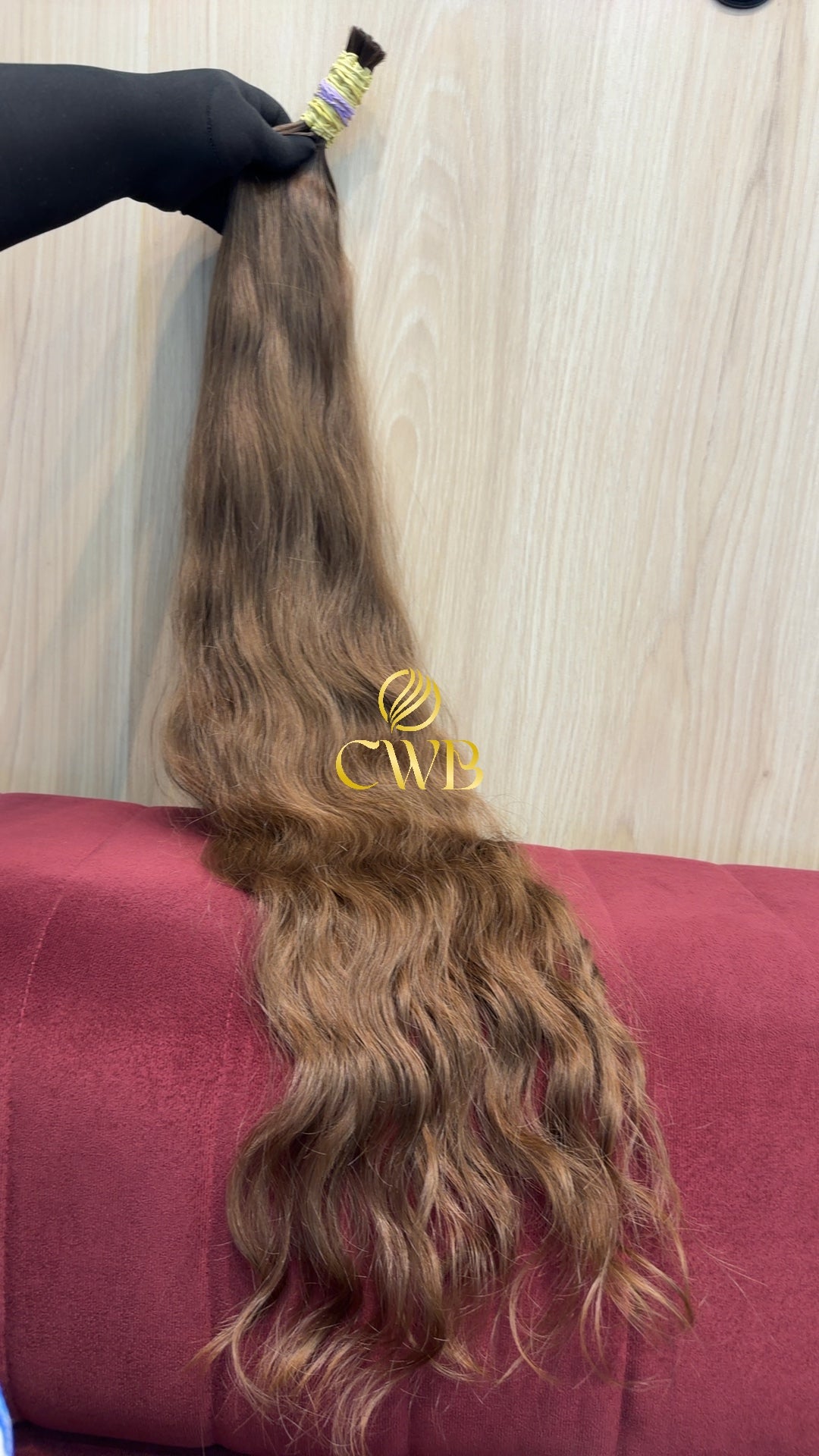 Cabelo Loiro Natural Claro 85cm 135g Brasileiro do Sul