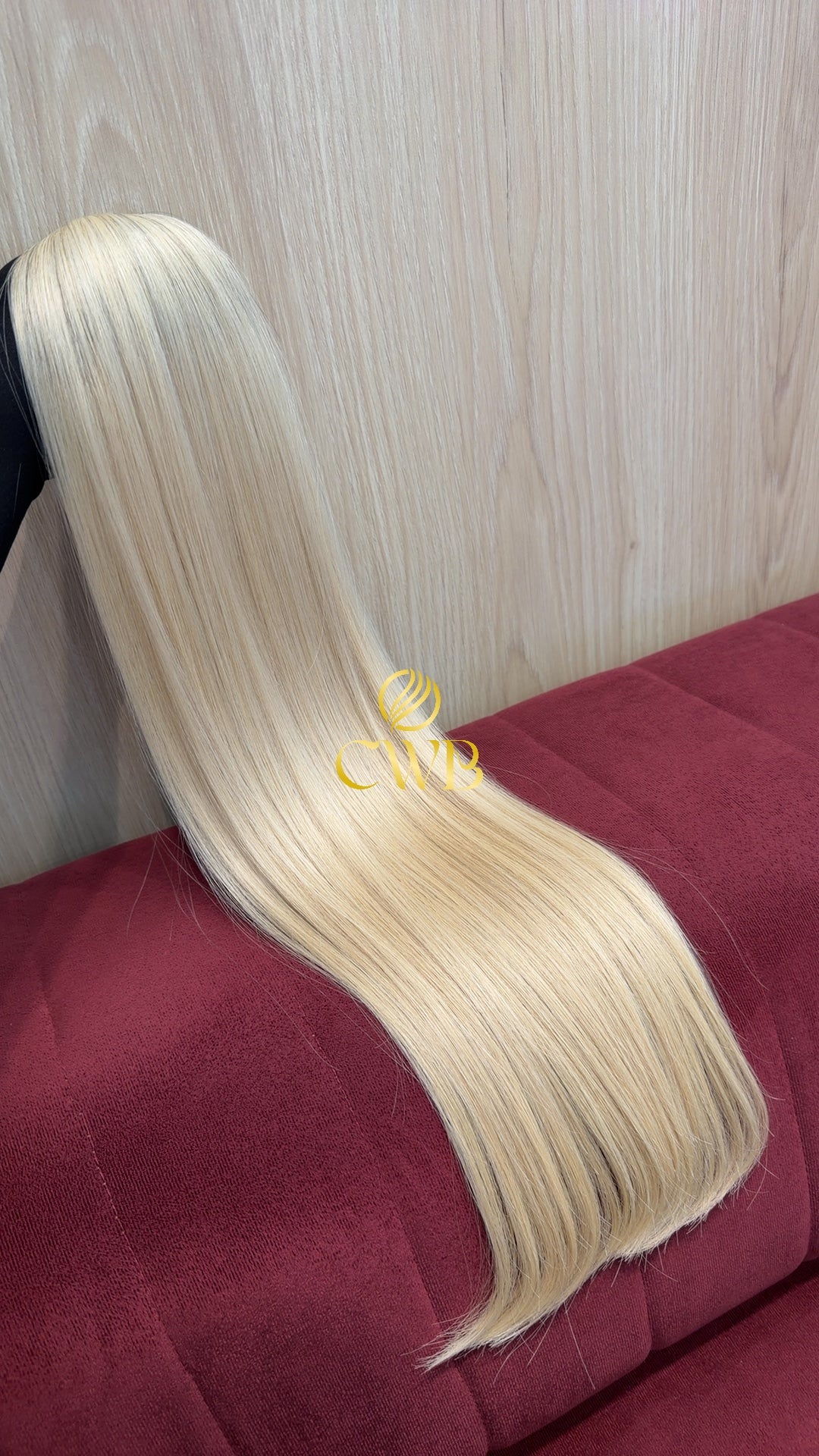 Cabelo Loiro Descolorido Raiz Esfumada 68cm 114g Brasileiro do Sul