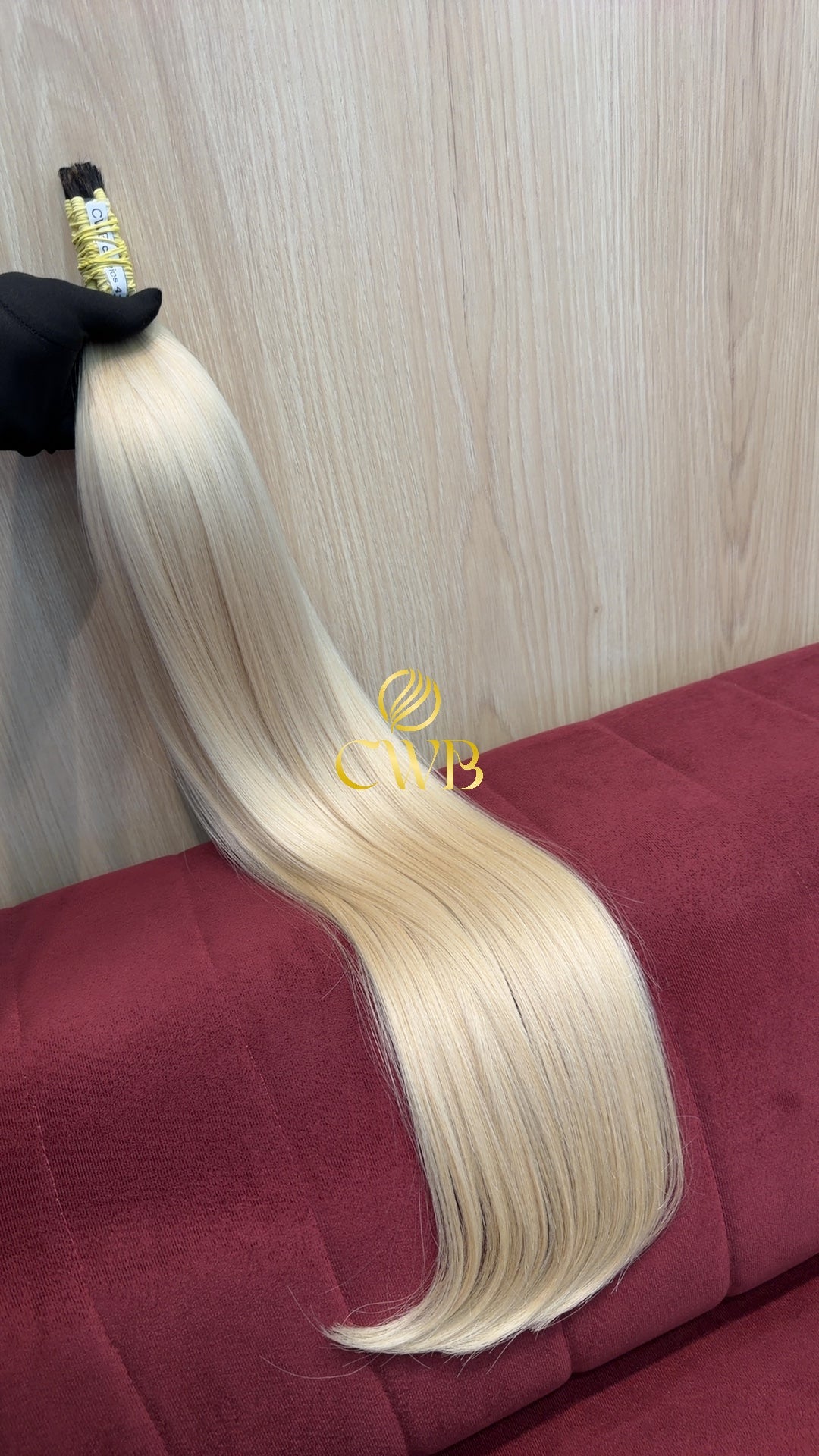 Cabelo Loiro Descolorido Claro 75cm 121g Brasileiro do Sul