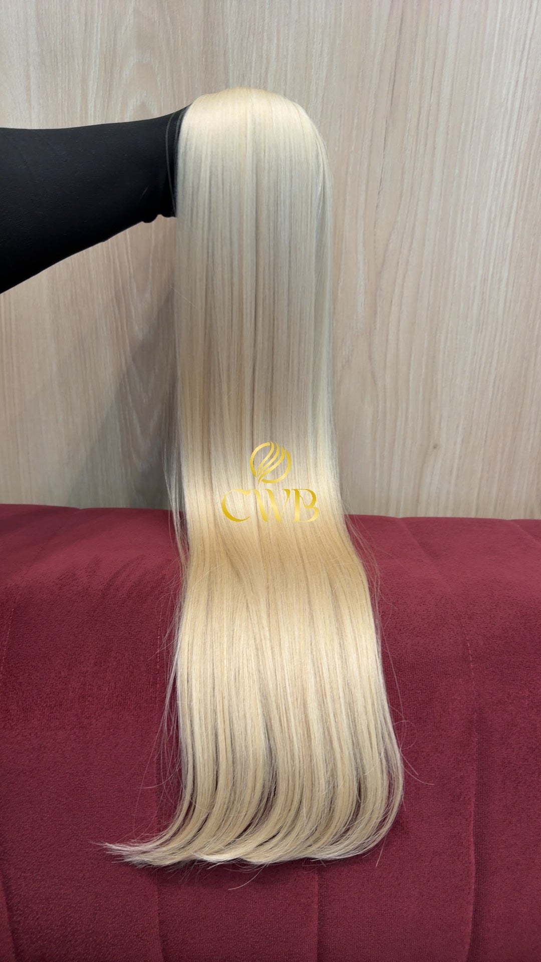 Cabelo Loiro Descolorido Claro 75cm 121g Brasileiro do Sul