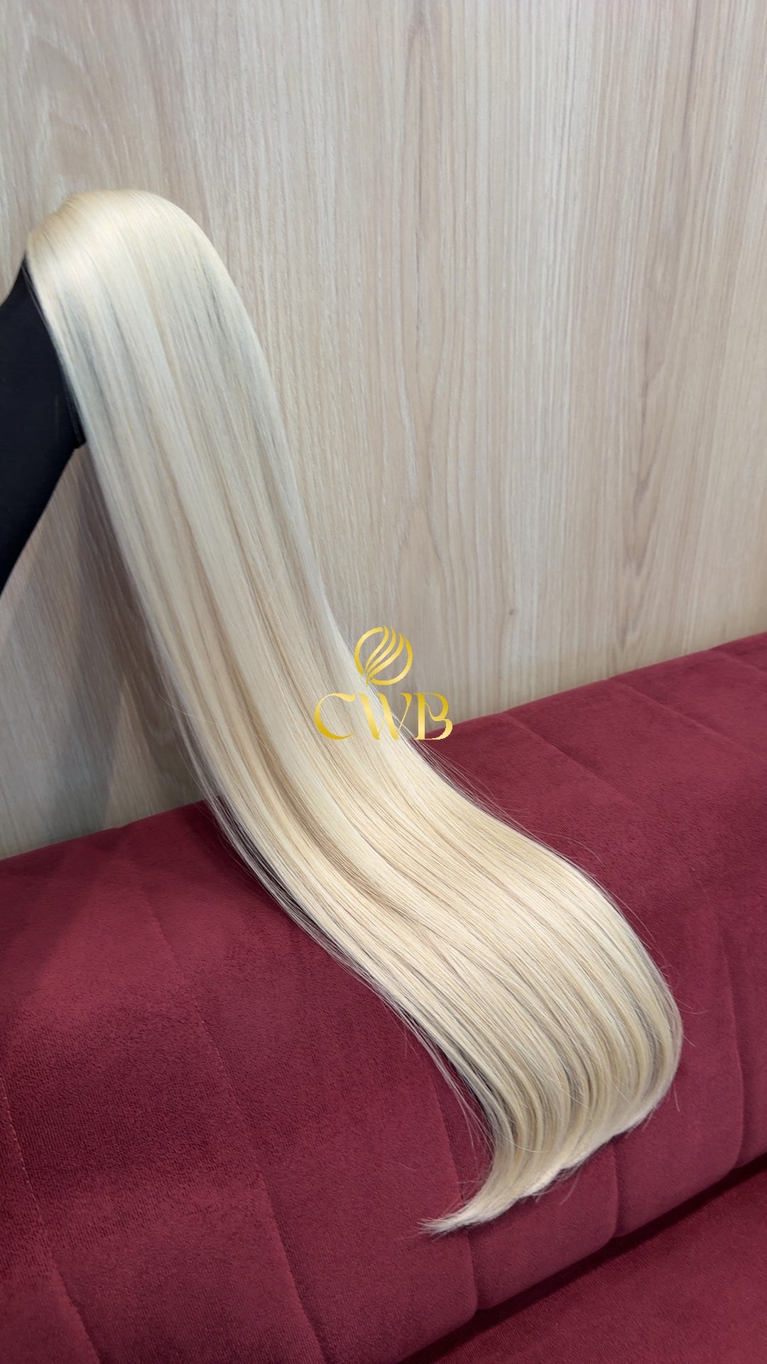 Cabelo Loiro Descolorido Claro 75cm 121g Brasileiro do Sul