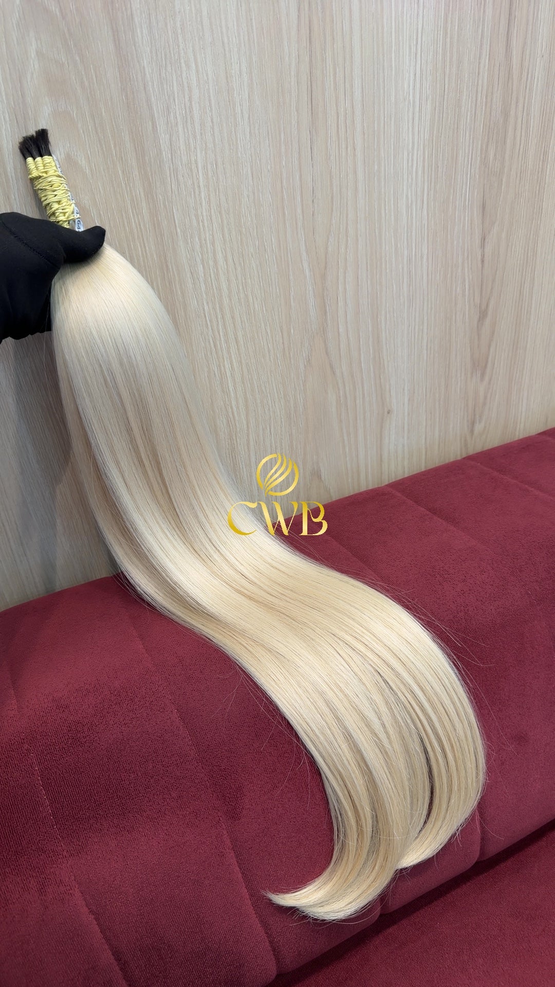 Cabelo Loiro Descolorido Claro 73cm 111g Brasileiro do Sul